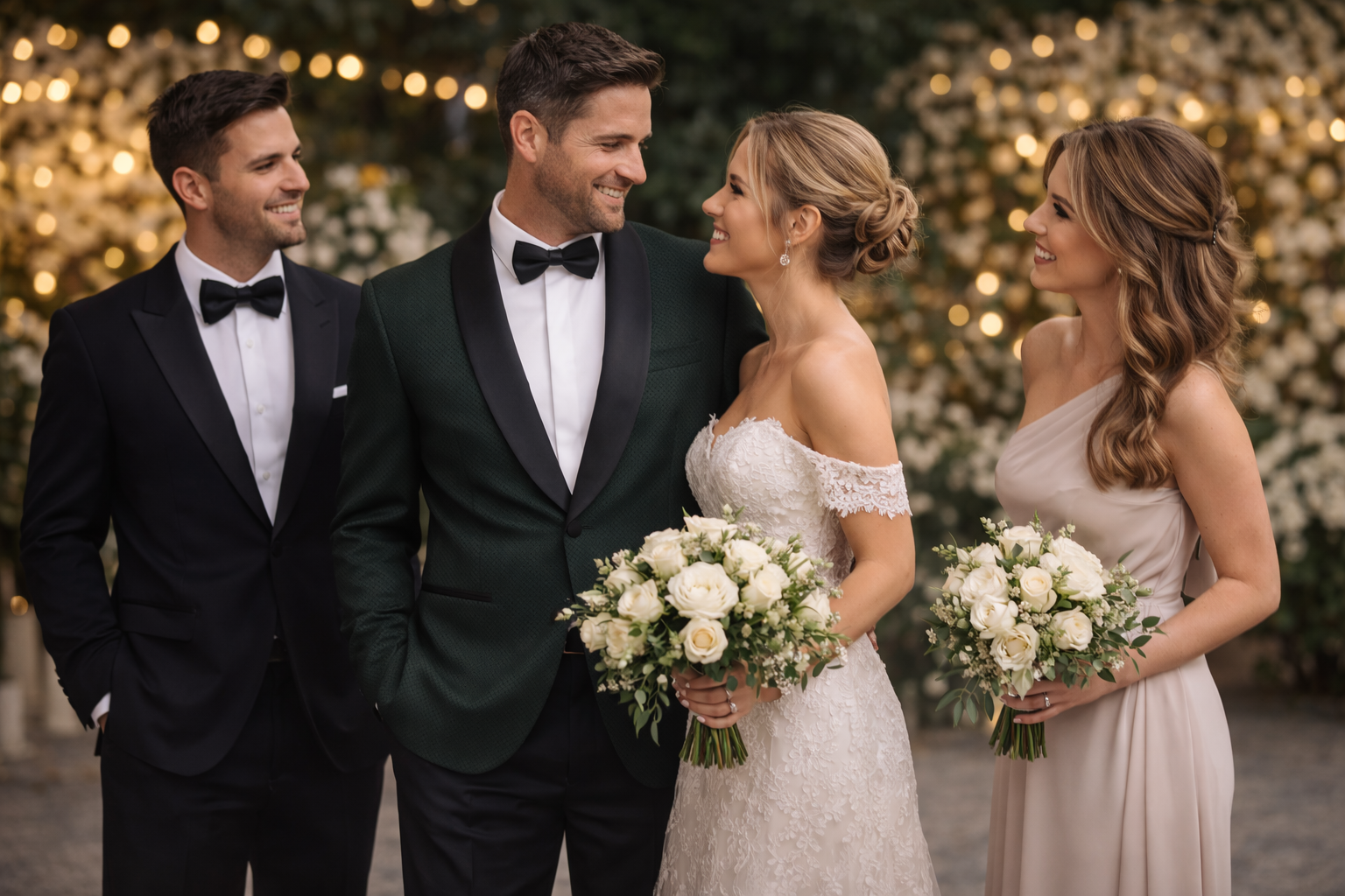 Black Tie Wedding Suits