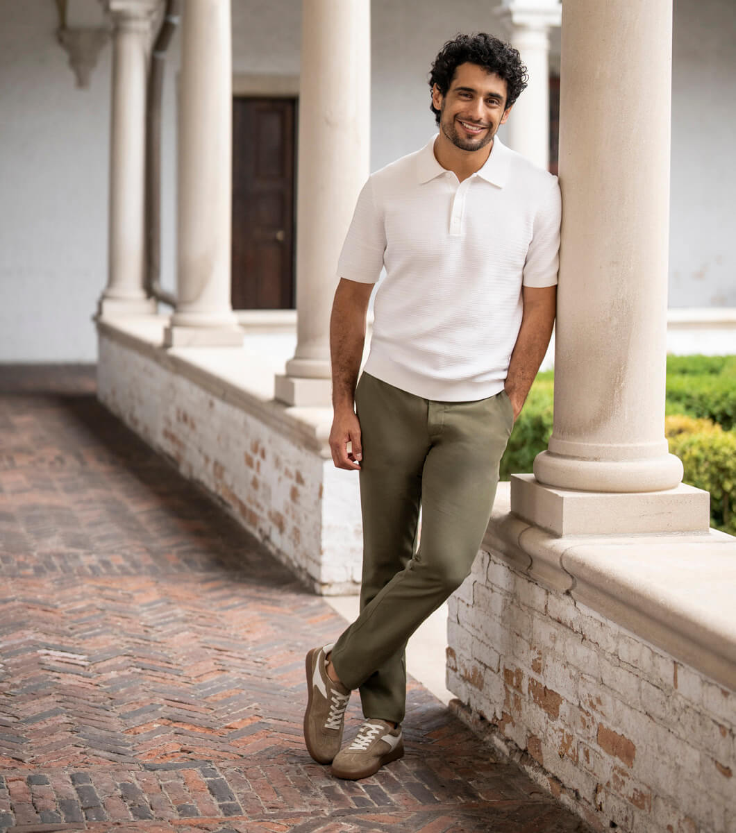 Pace Sneaker Sand & Navy - Harrys for Menswear