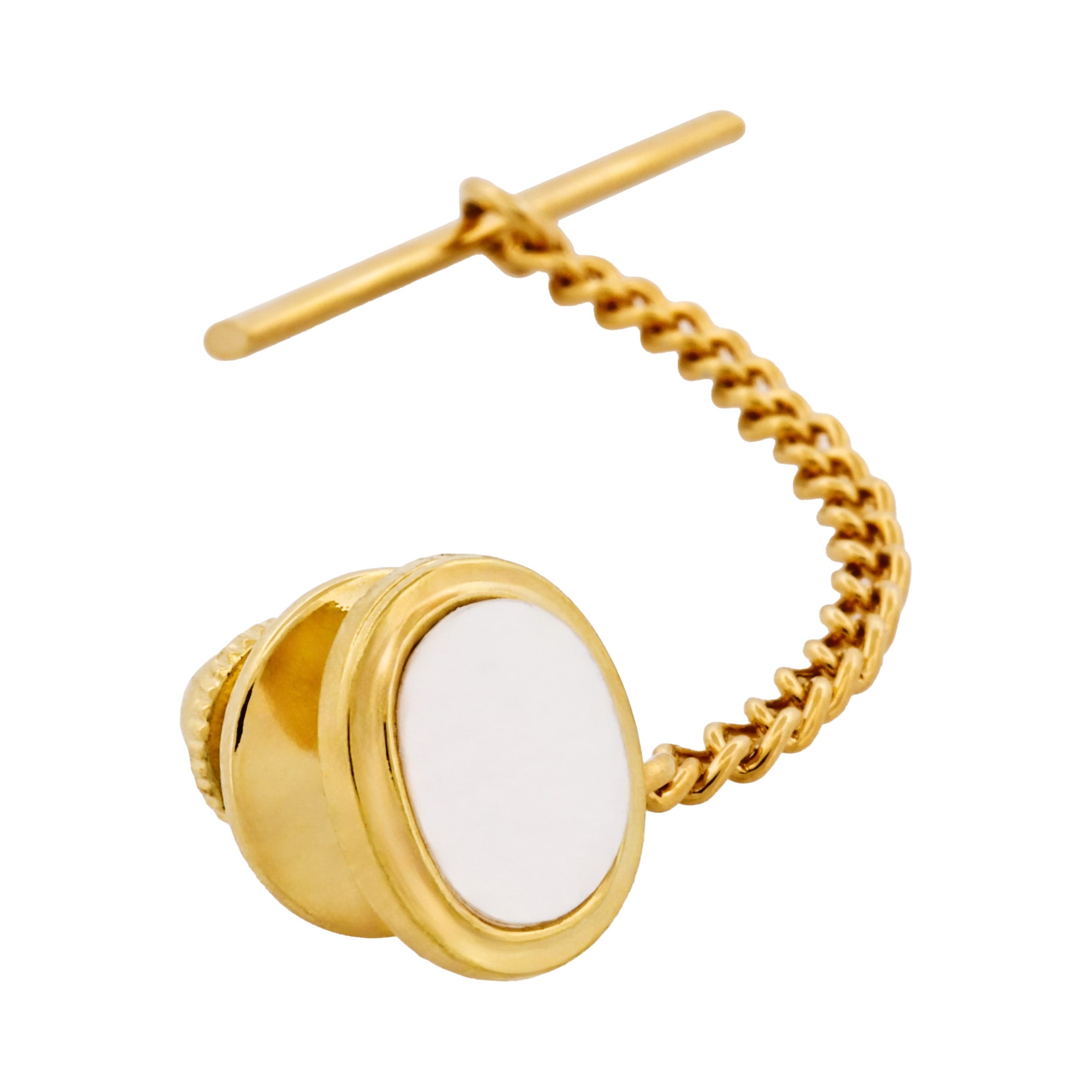 Gold Plated & Mop Tie Tak