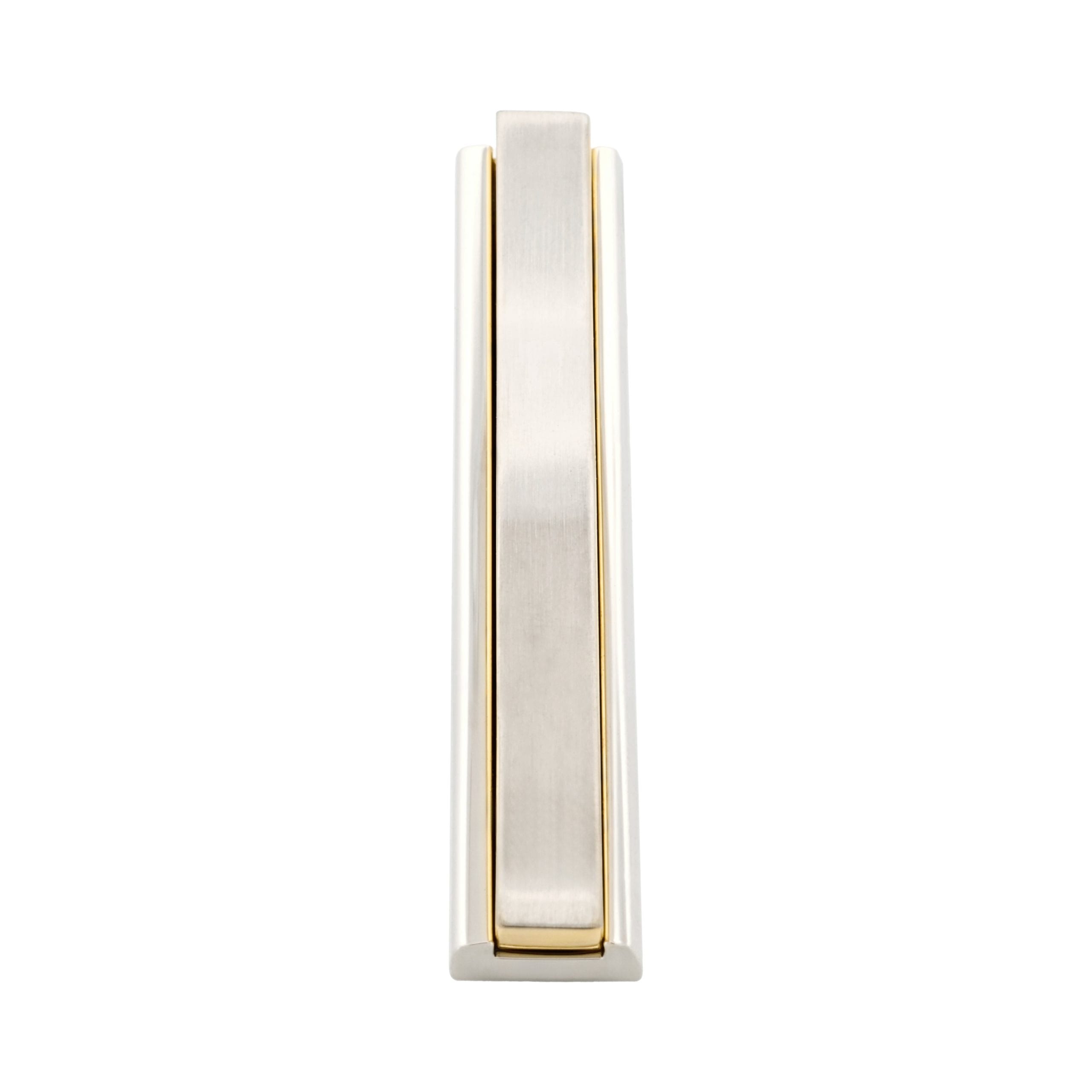 Rhodium & Gold Plated Tie Clip