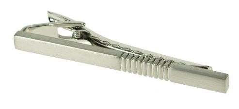 Brushed Gun Metal Tie Clip
