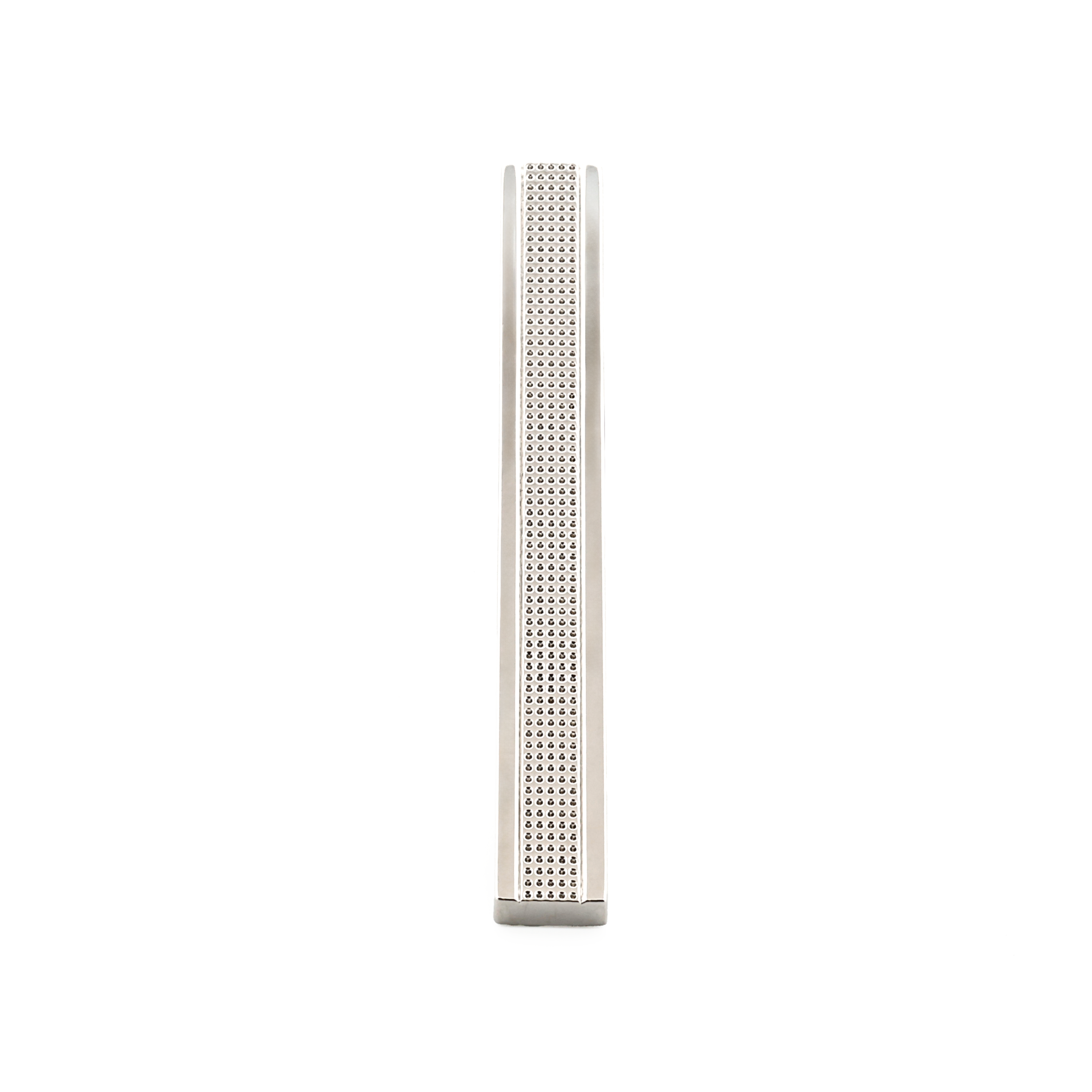 Rhodium Patterned Tie Bar 50mm
