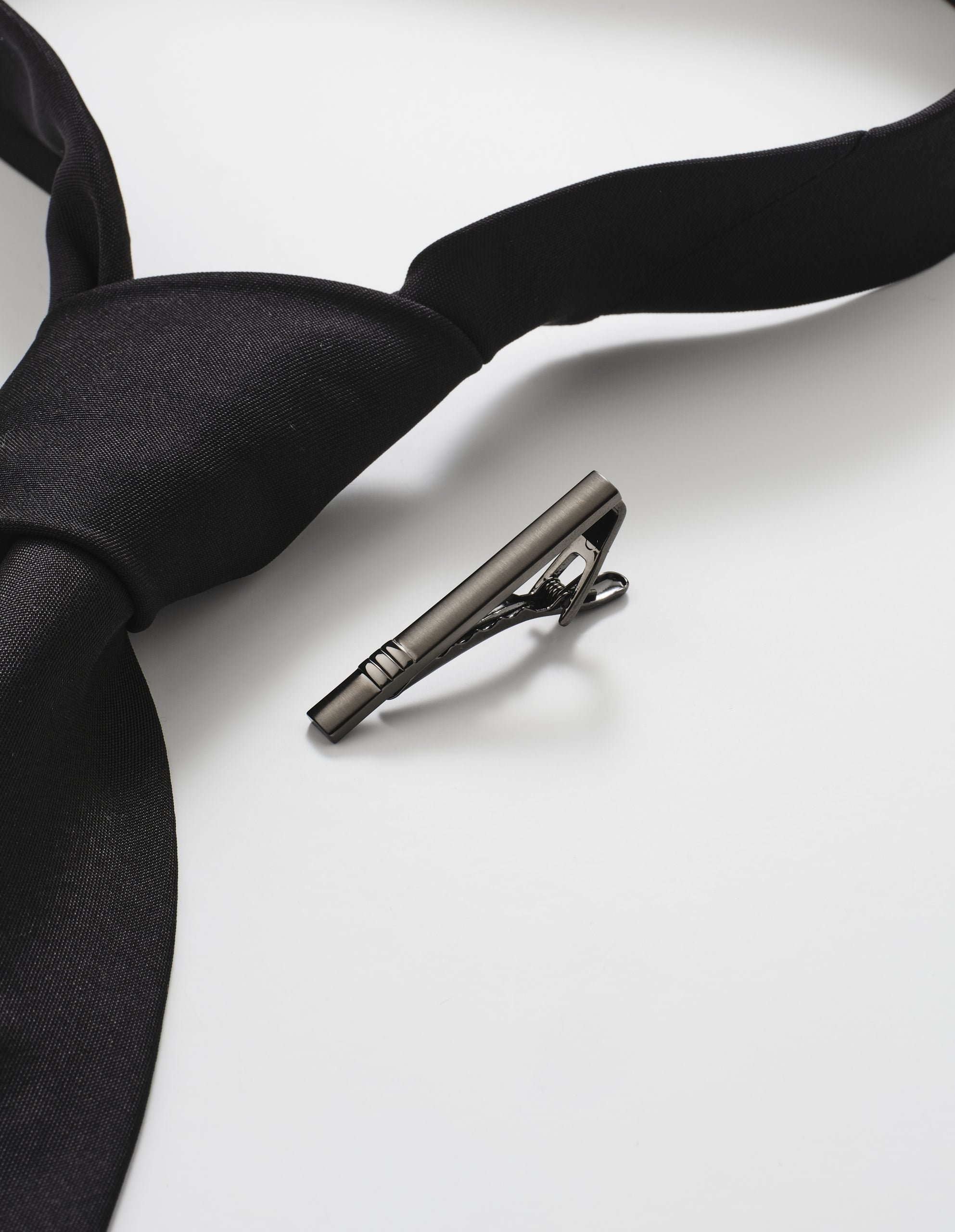 Gun Metal Plated Tie Clip