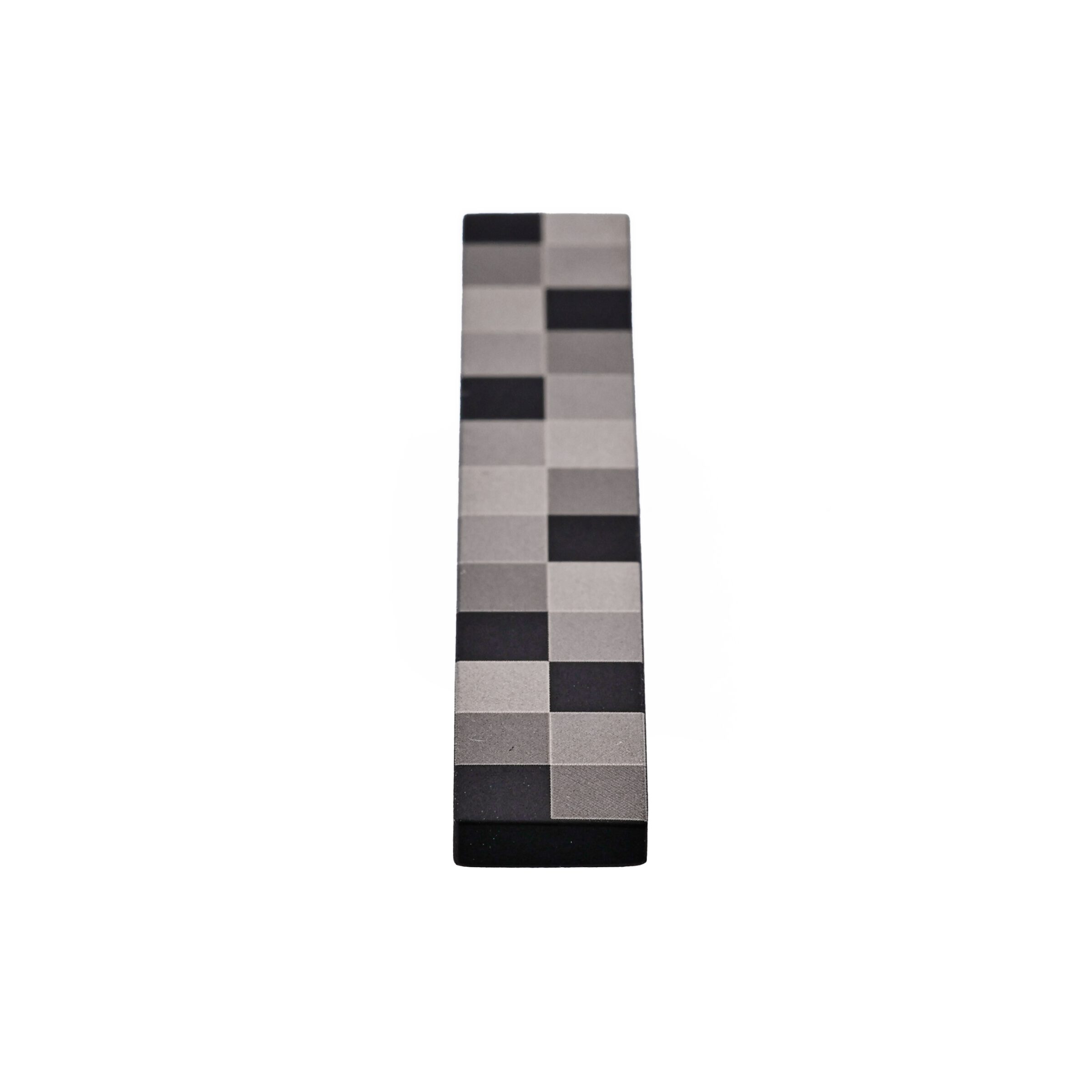 Stainless Steel Colour Gradiant Check Tie Slide