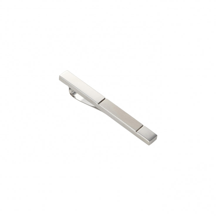 Stainless Steel-Polished & Brushed Tie Slide