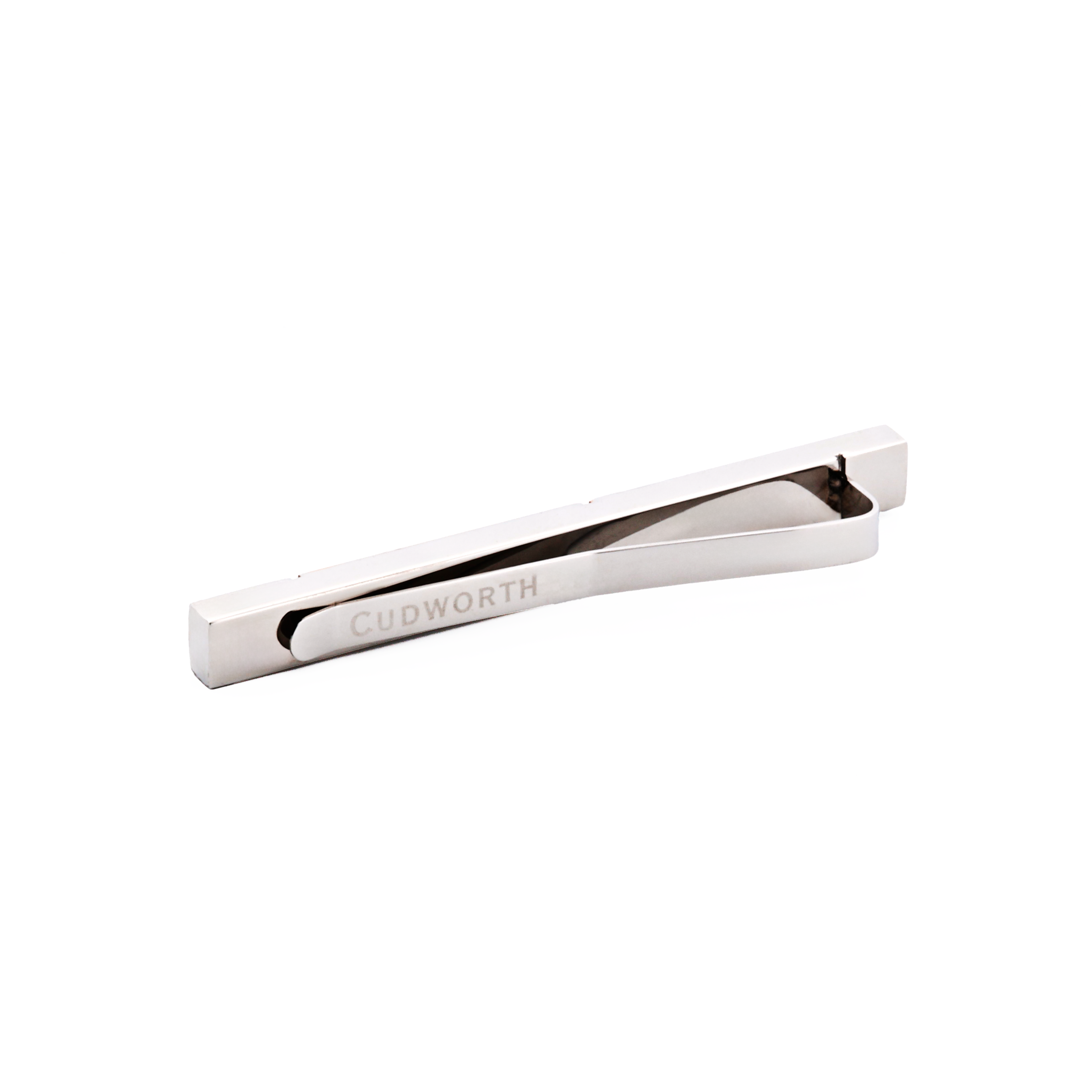 Polished Stainless Steel with Brushed Ion Plated Rose Gold Tie Slide