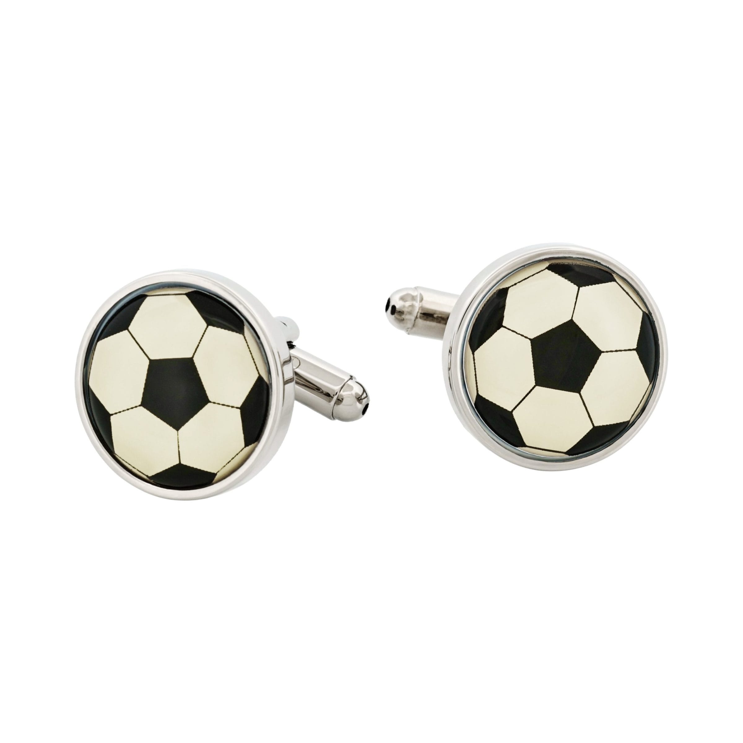 Soccer Ball Resin Cufflinks