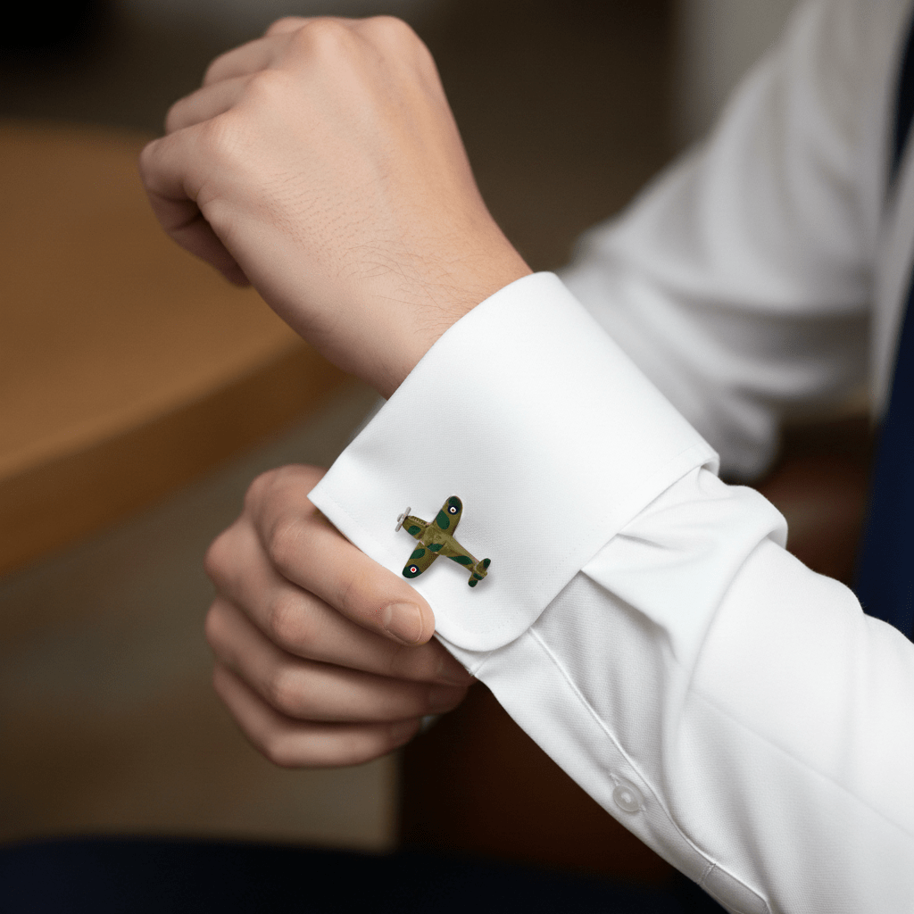 Hawker Fury Warplane Cufflinks