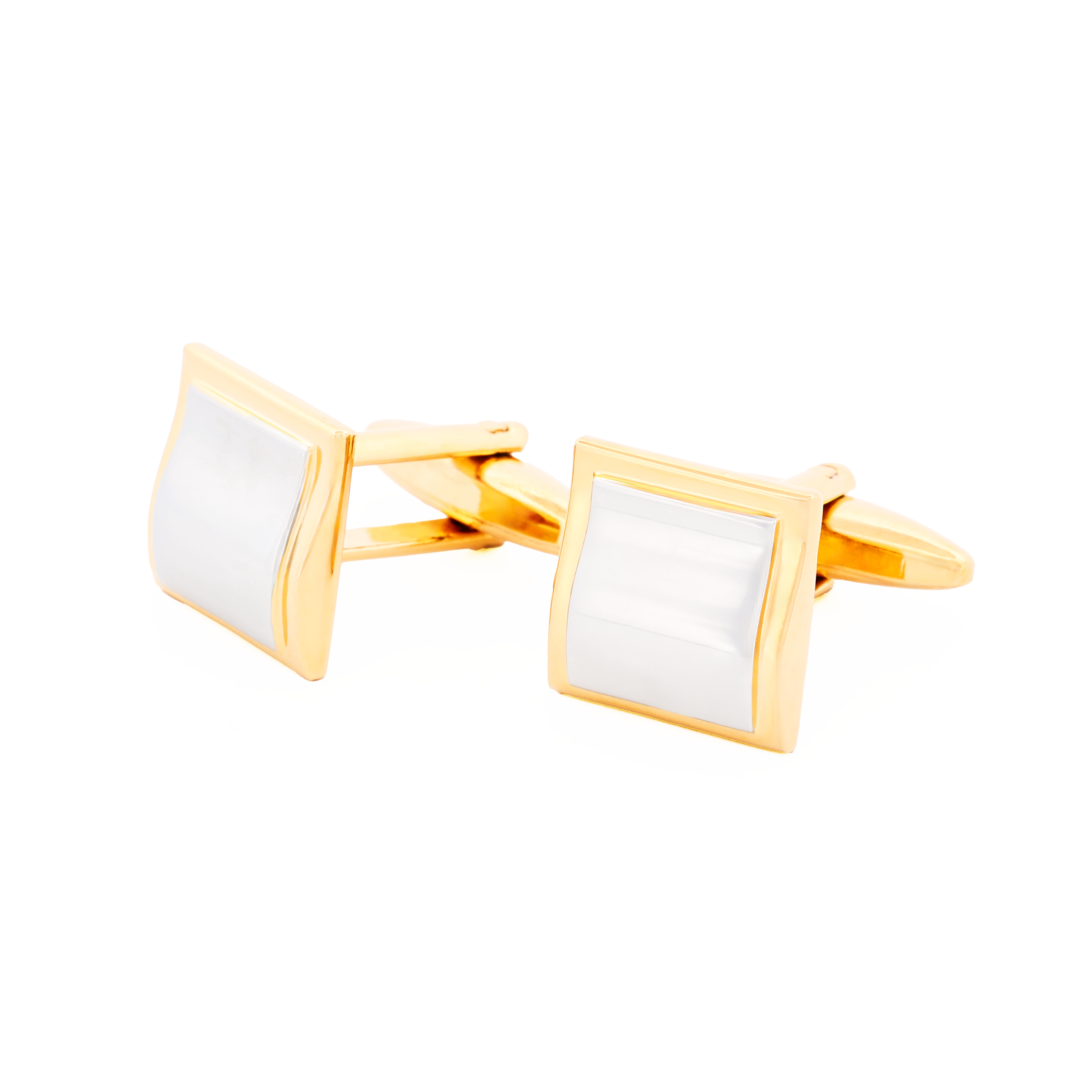 Gold Rhodium Plated Cufflinks