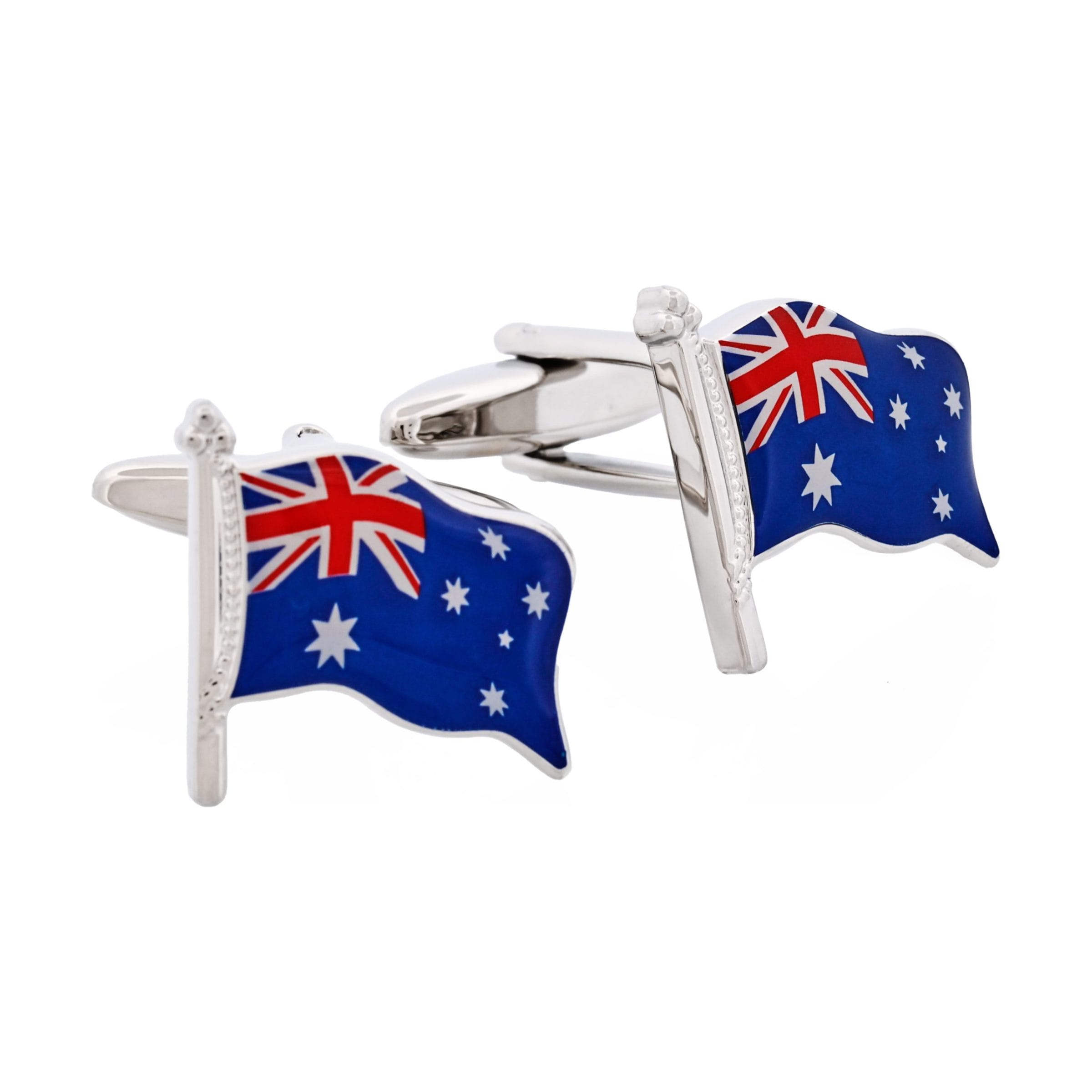 Australian Flag Wave Cufflinks
