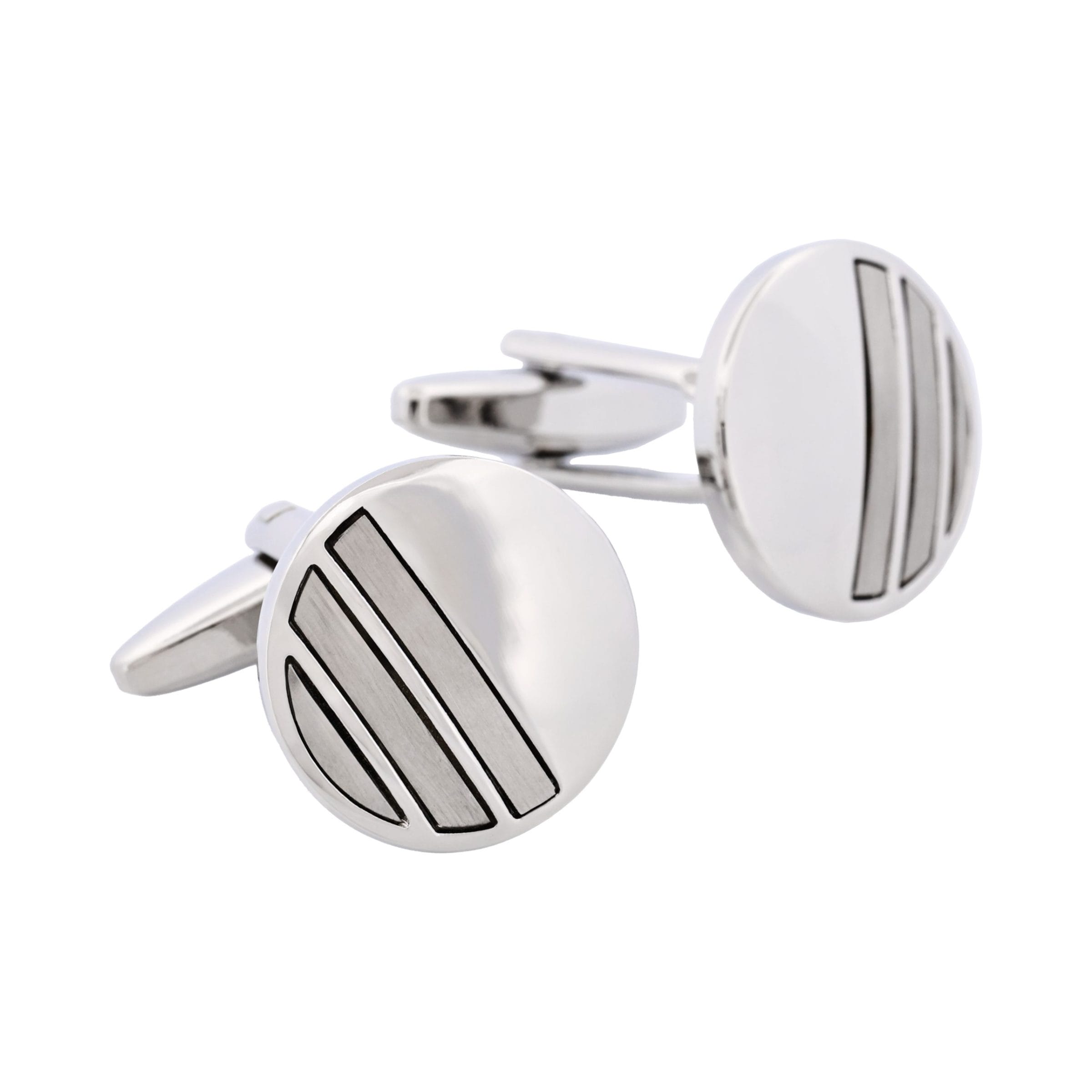 Rhodium Plated Cufflinks
