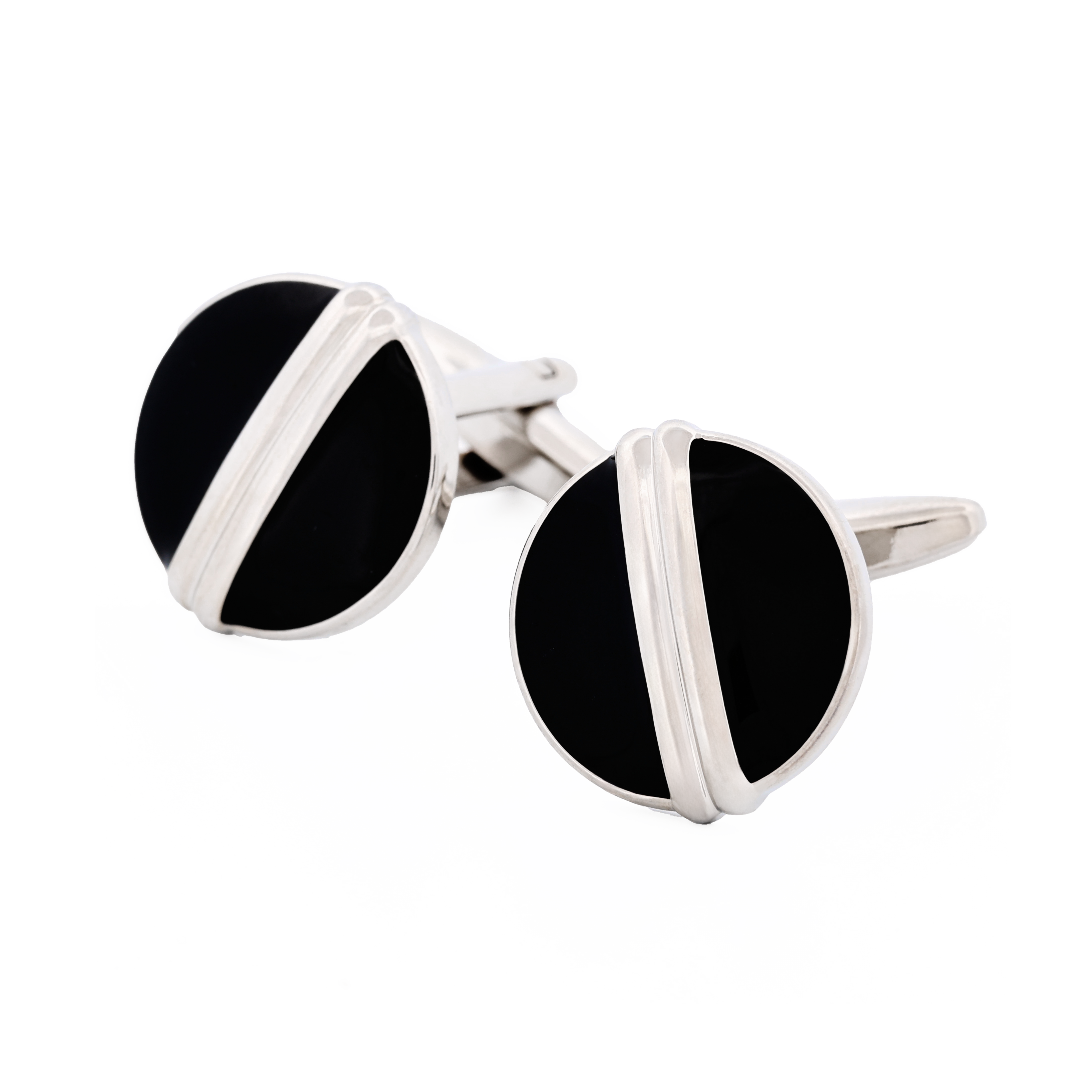 Rhodium Black Cufflinks
