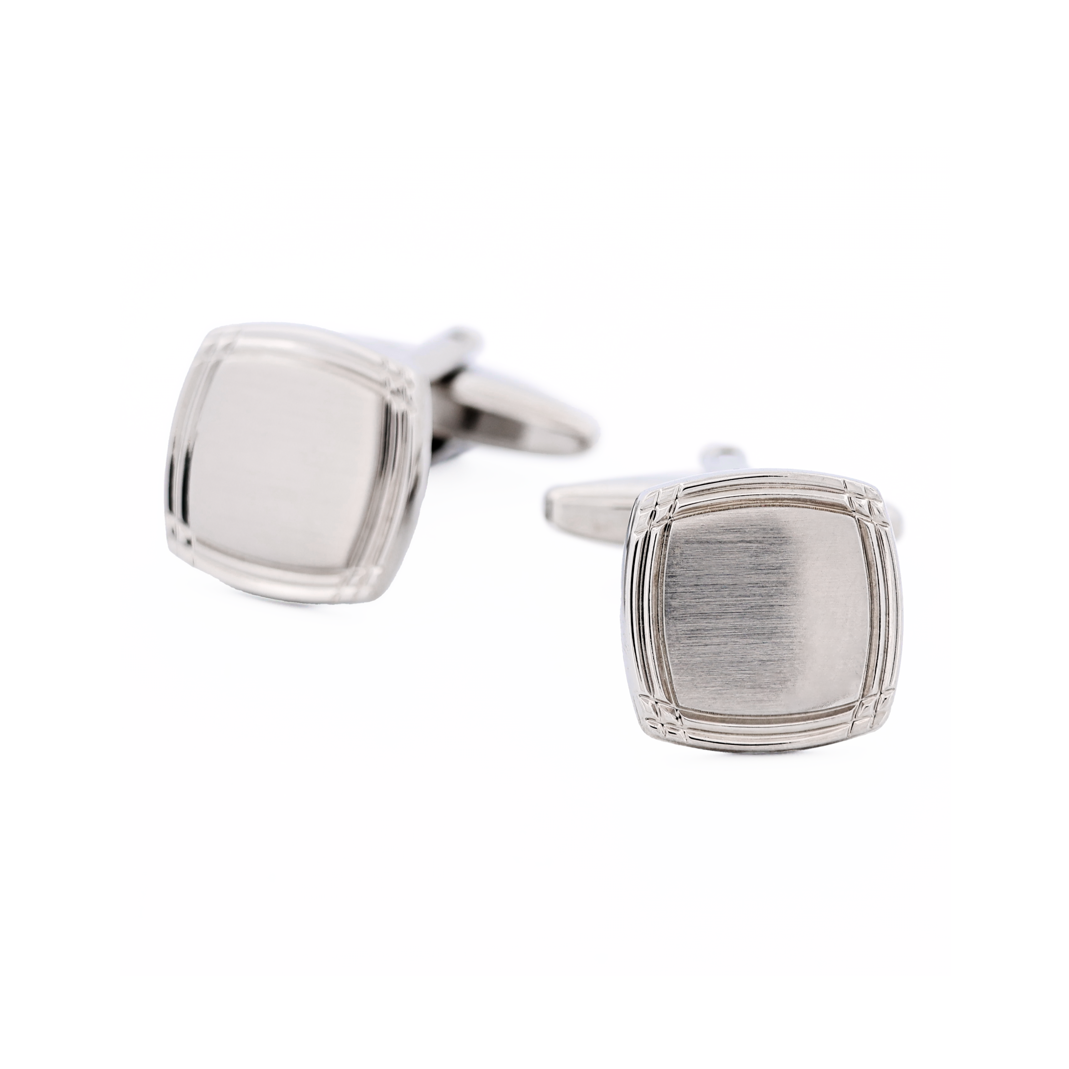 Rhodium Plated Cufflinks