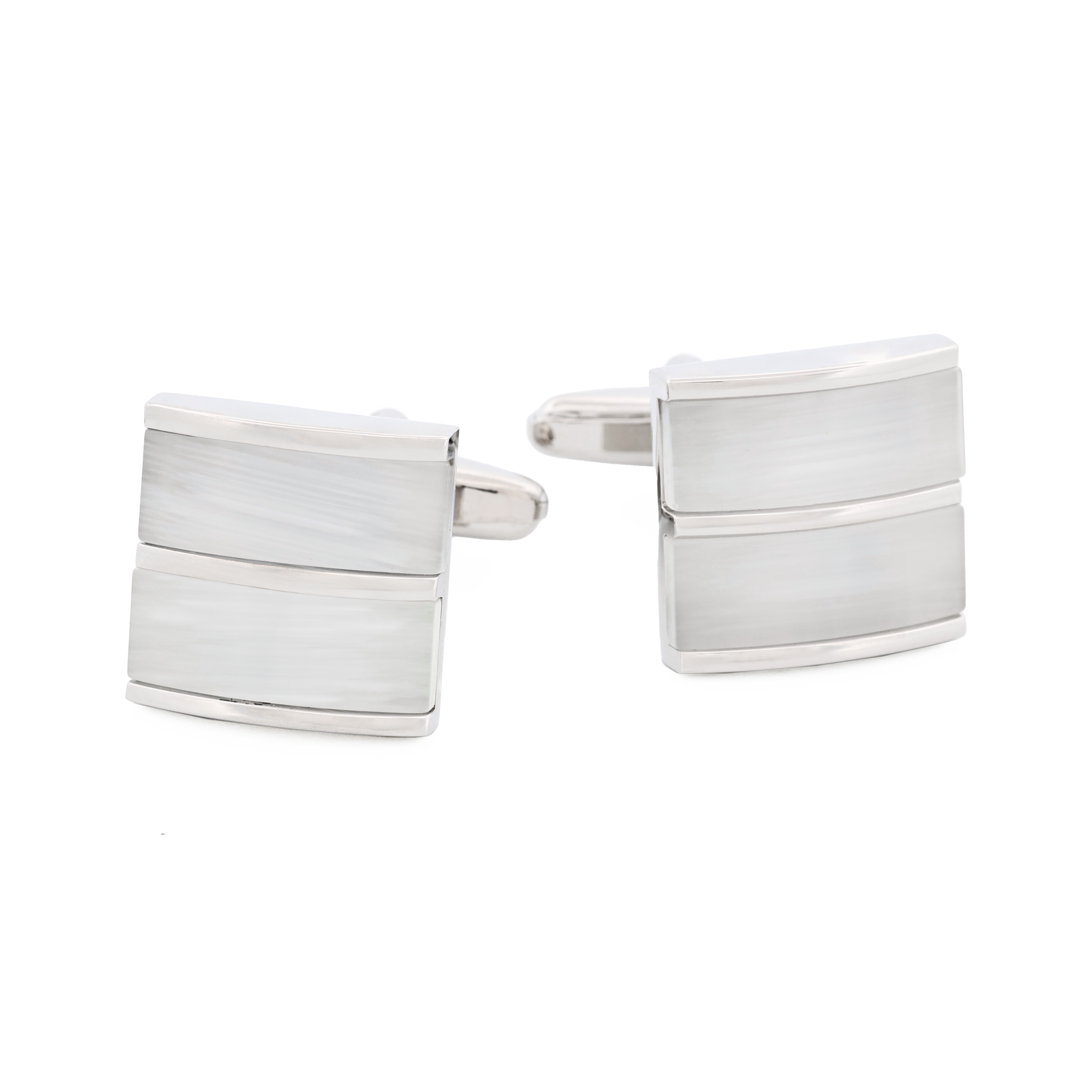White Cat's eye Cufflinks