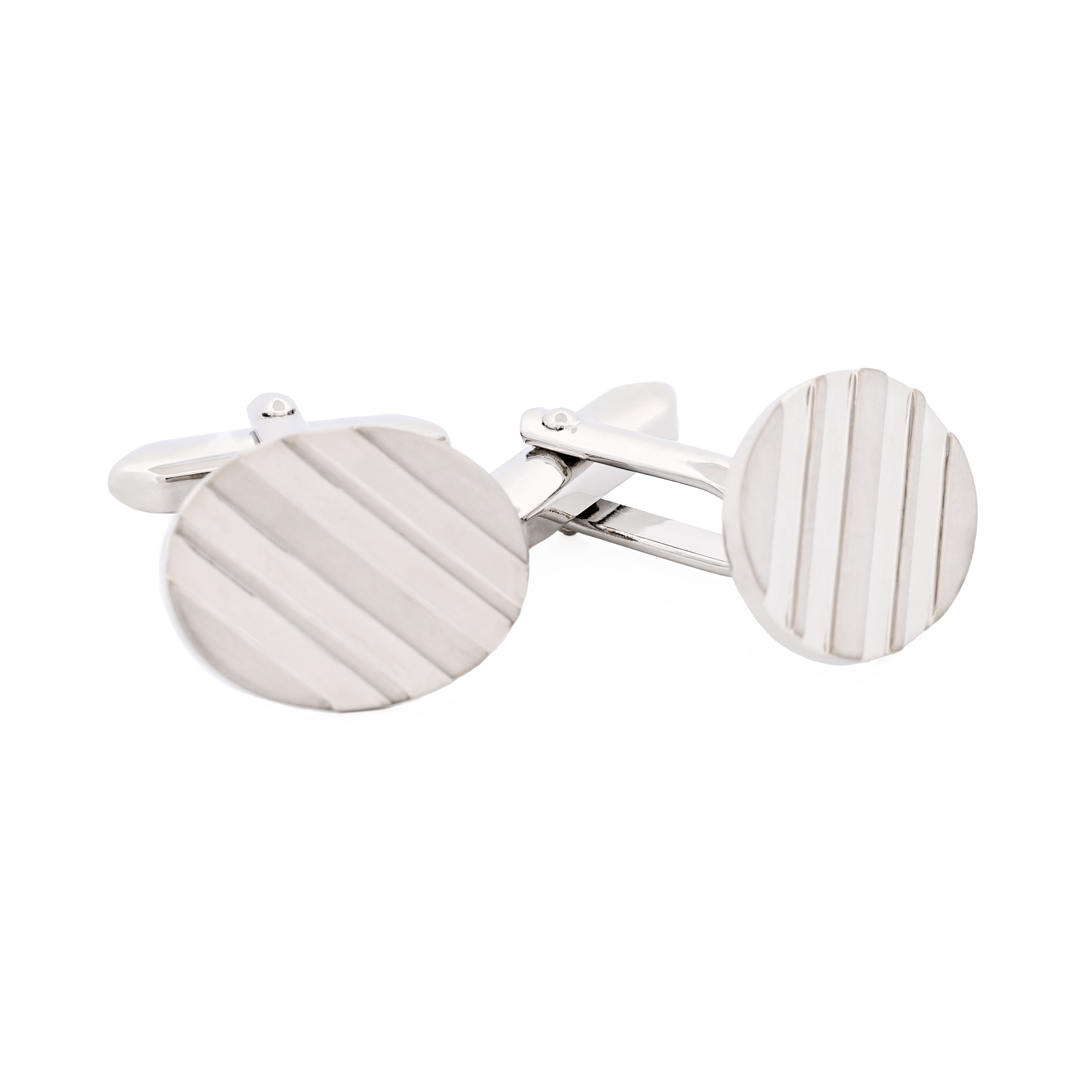 Rhodium Plated Cufflinks