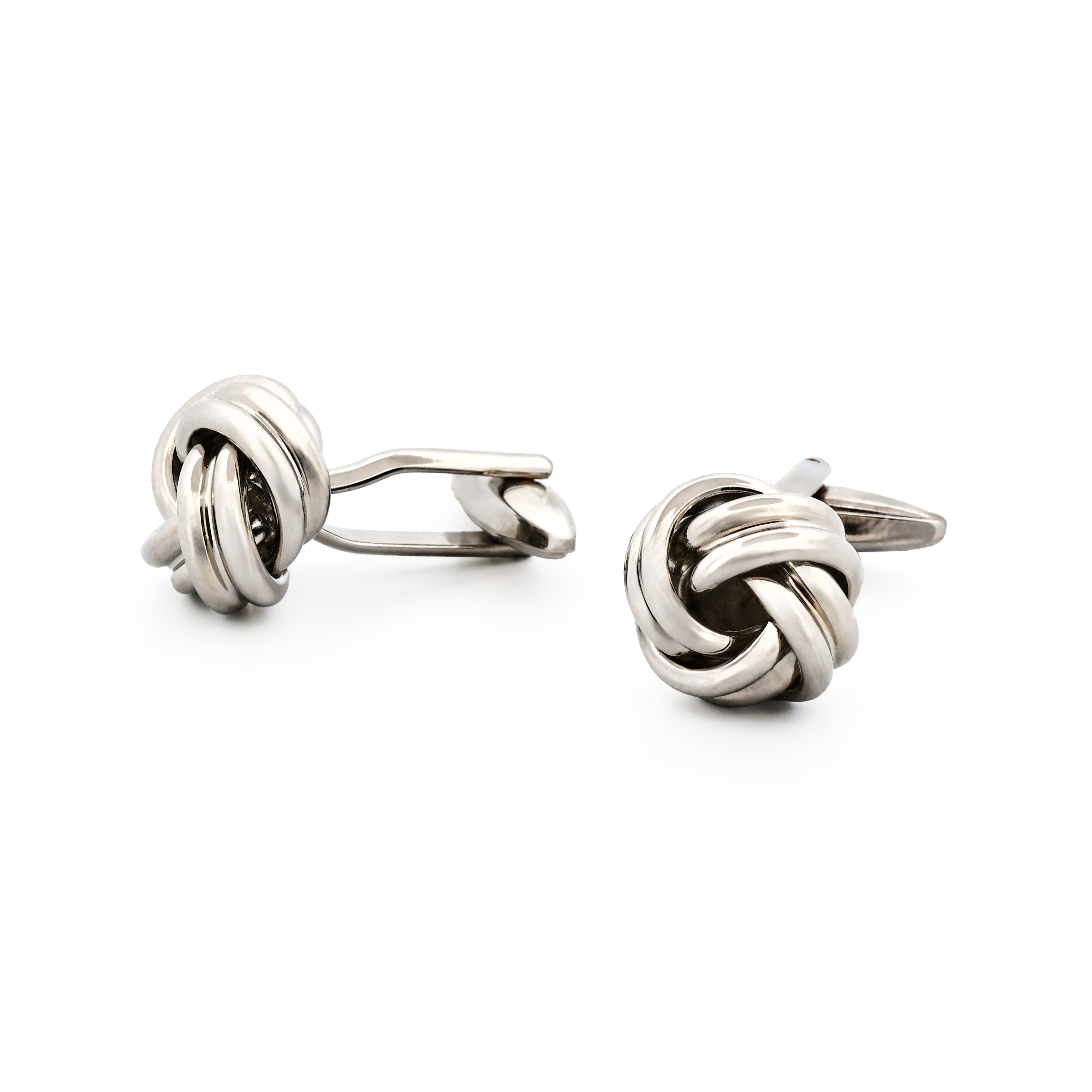 Rhodium Gun Metal Large Knots