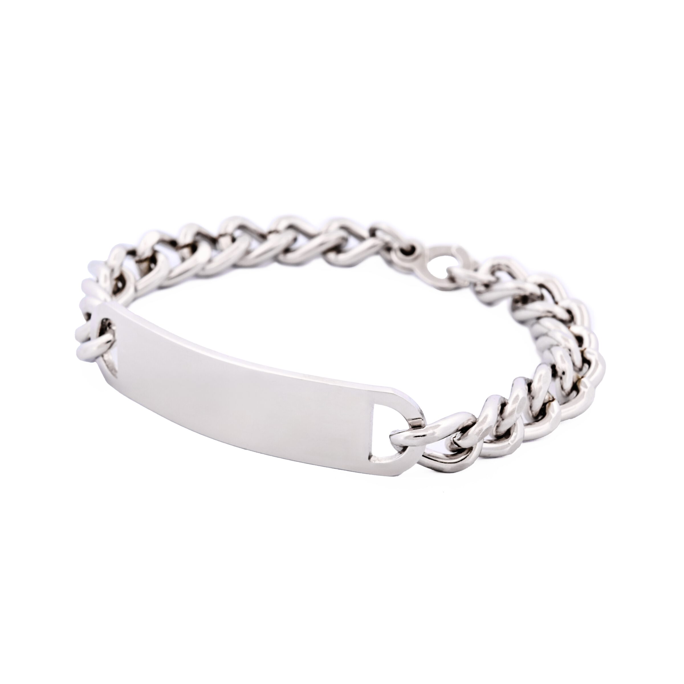 Stainless Steel ID Bracelet (Blank Name Plate)