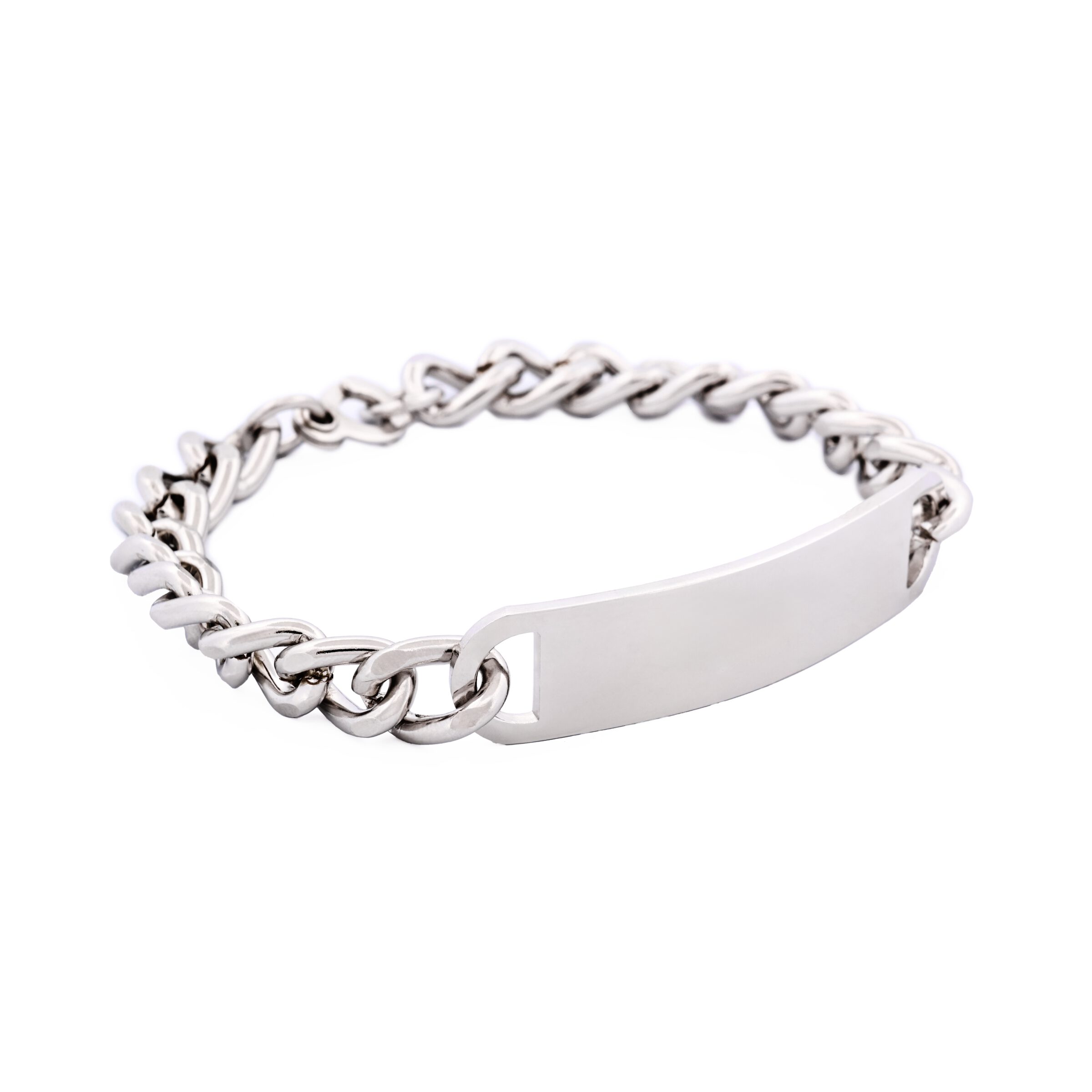 Stainless Steel ID Bracelet (Blank Name Plate)