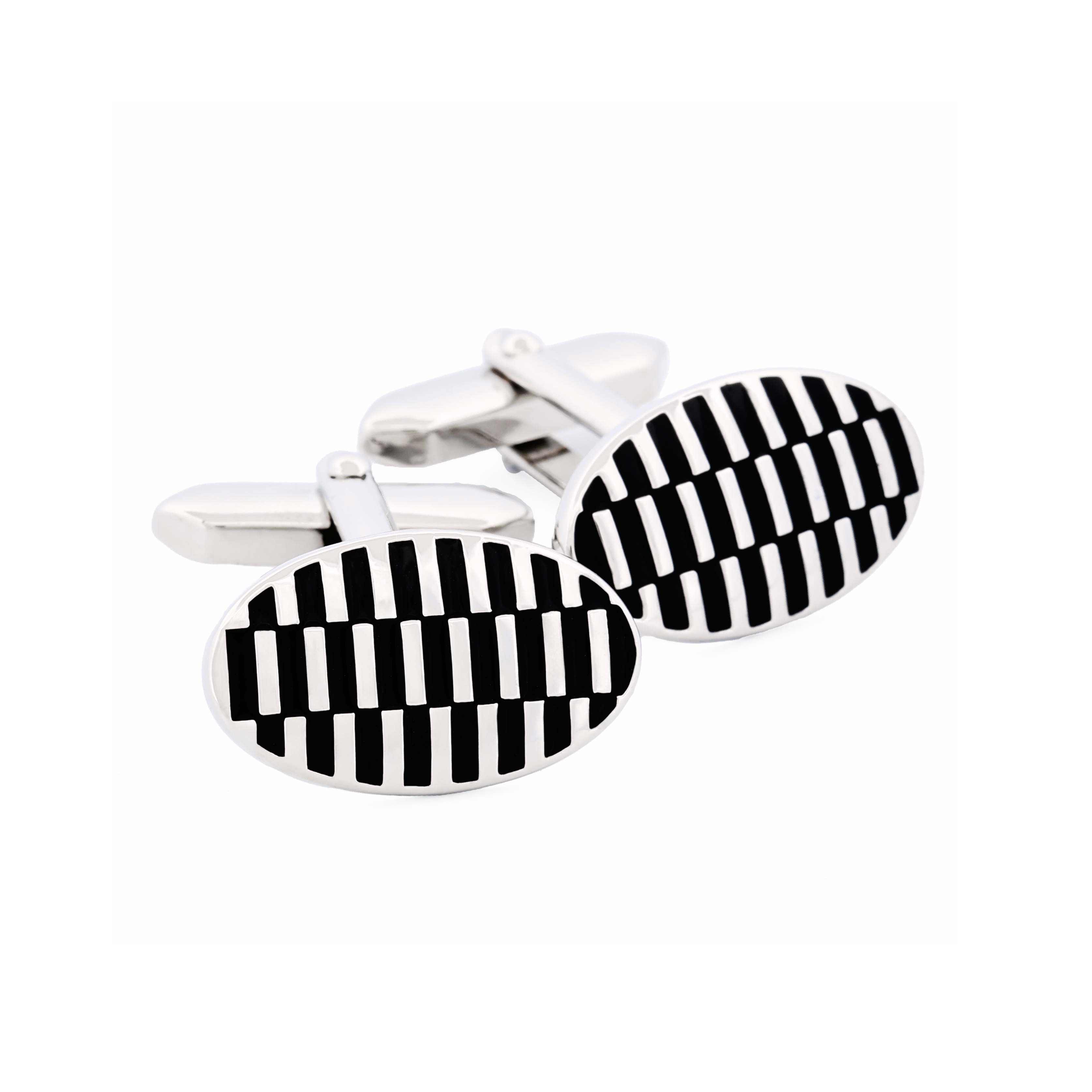 Black Enamel Cufflinks