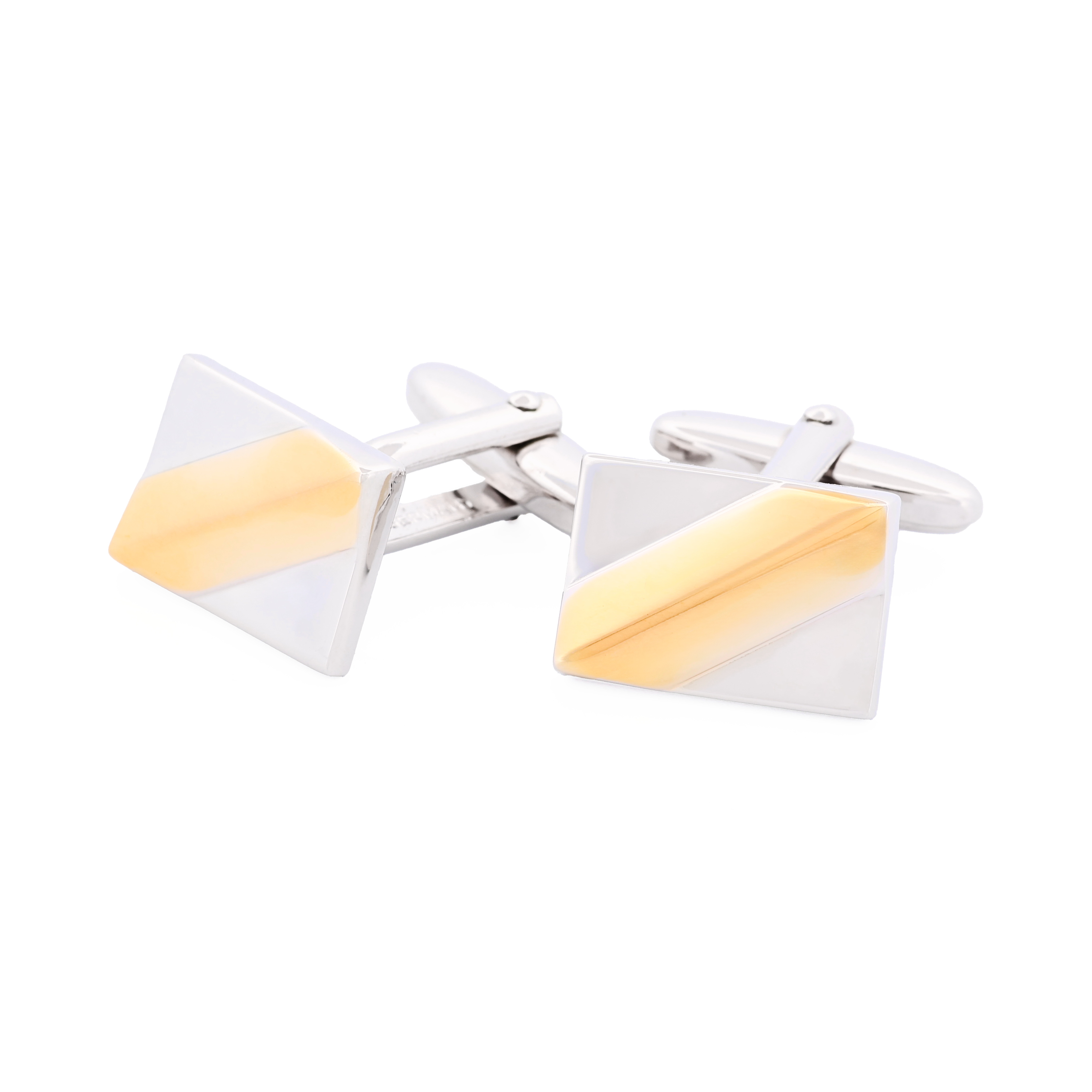 Rhodium Gold Plated Cufflinks