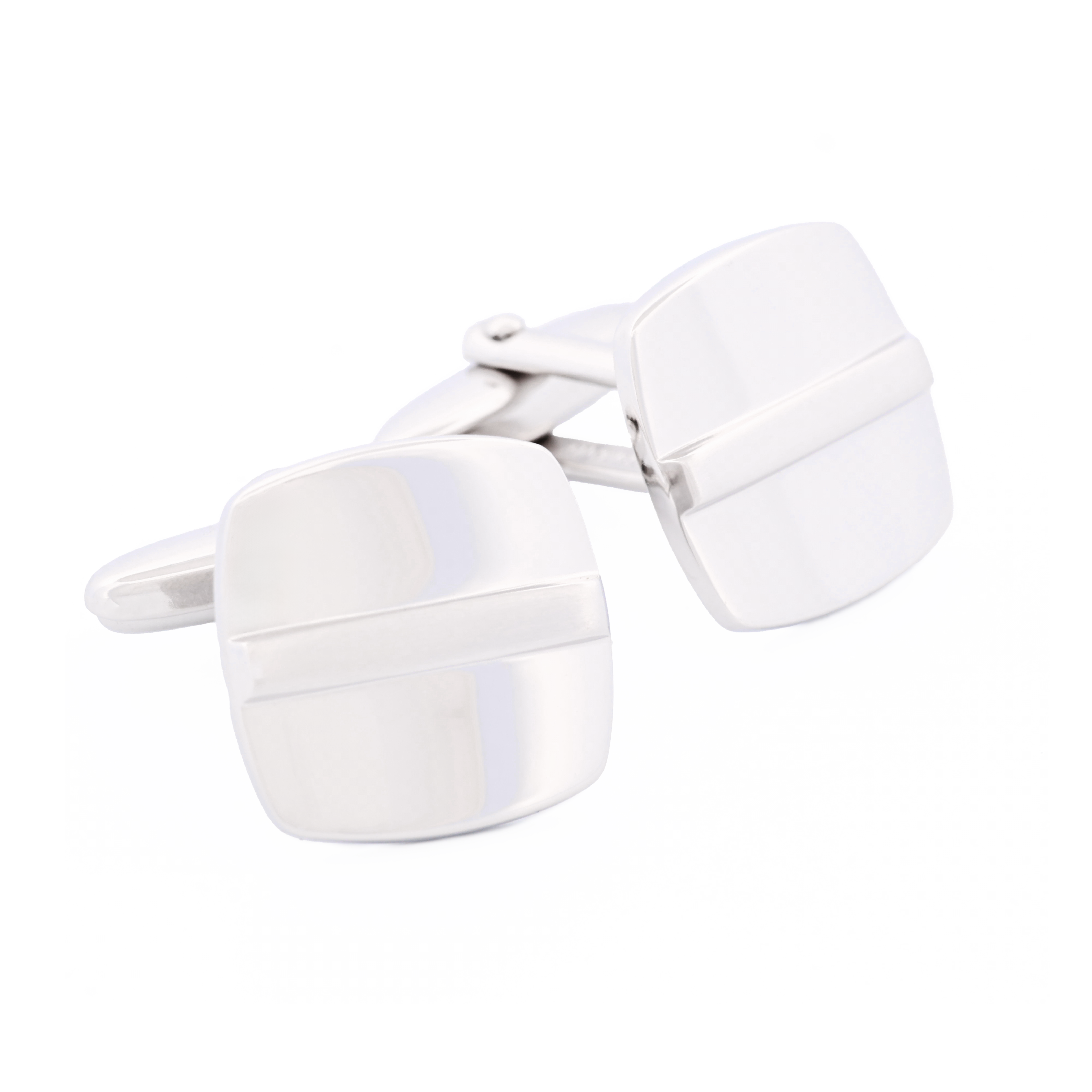 Rhodium Plated Cufflinks