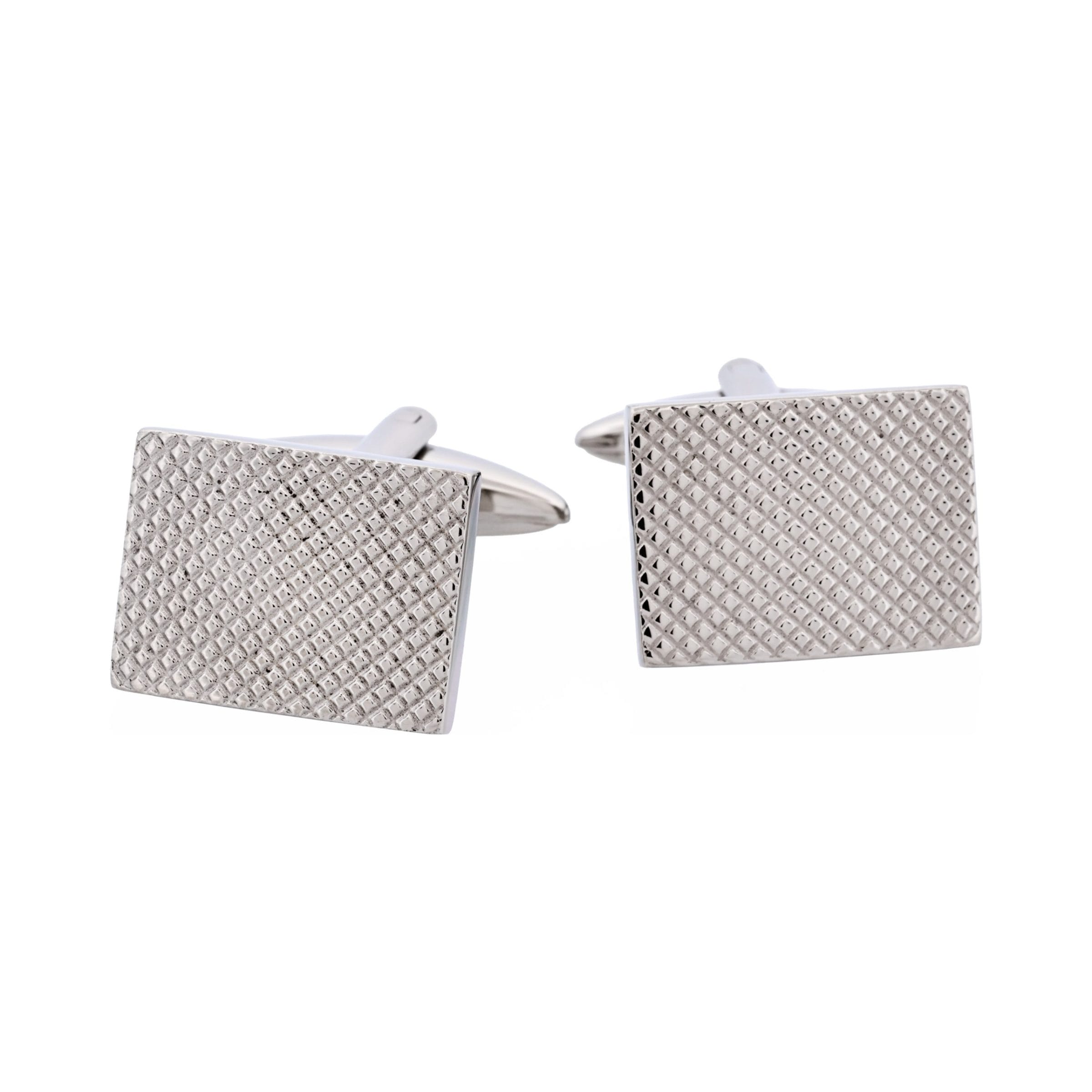 Ion Plated Antique Patterned Stainless Steel Cufflinks