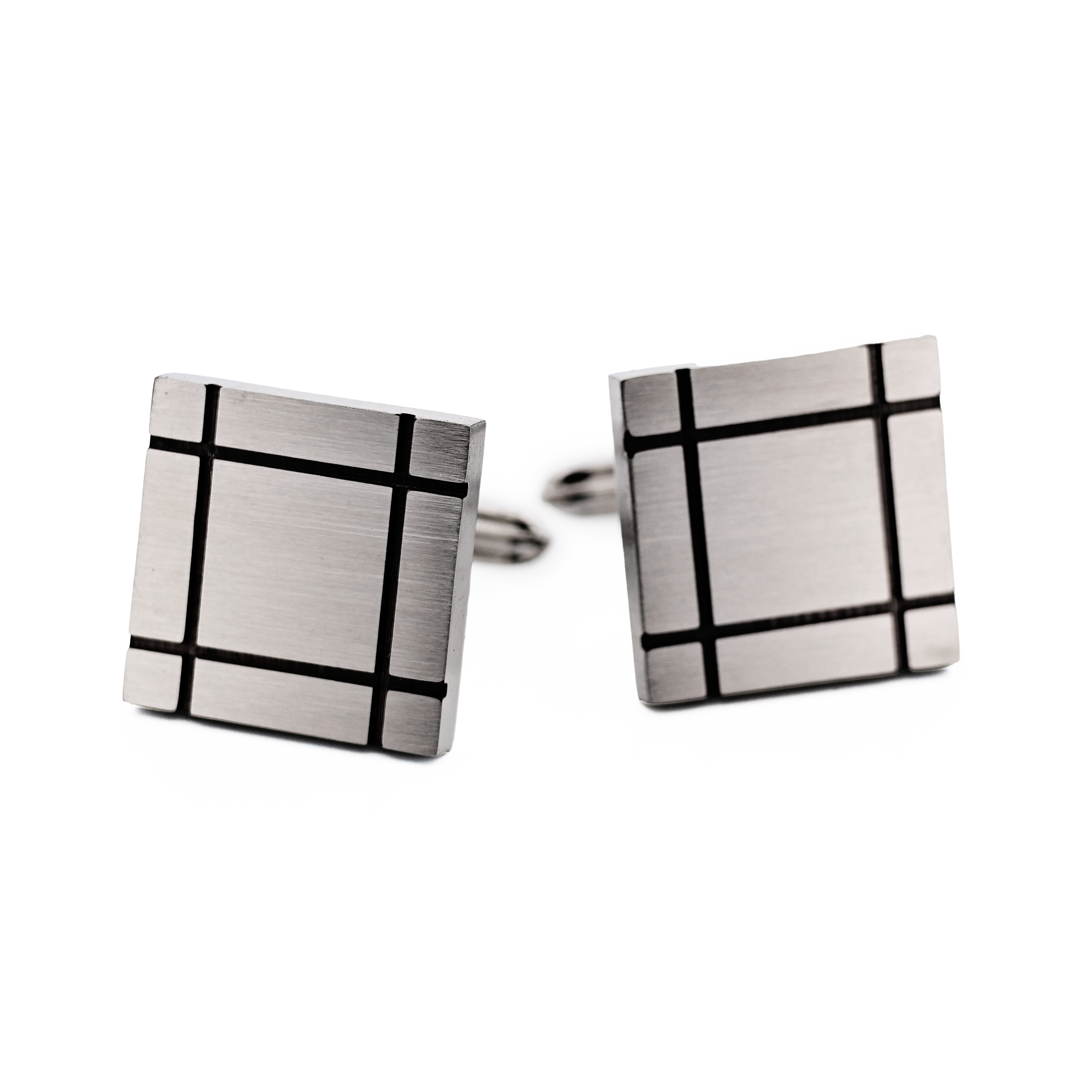 Stainless Steel Ion Plated Gun Cufflinks