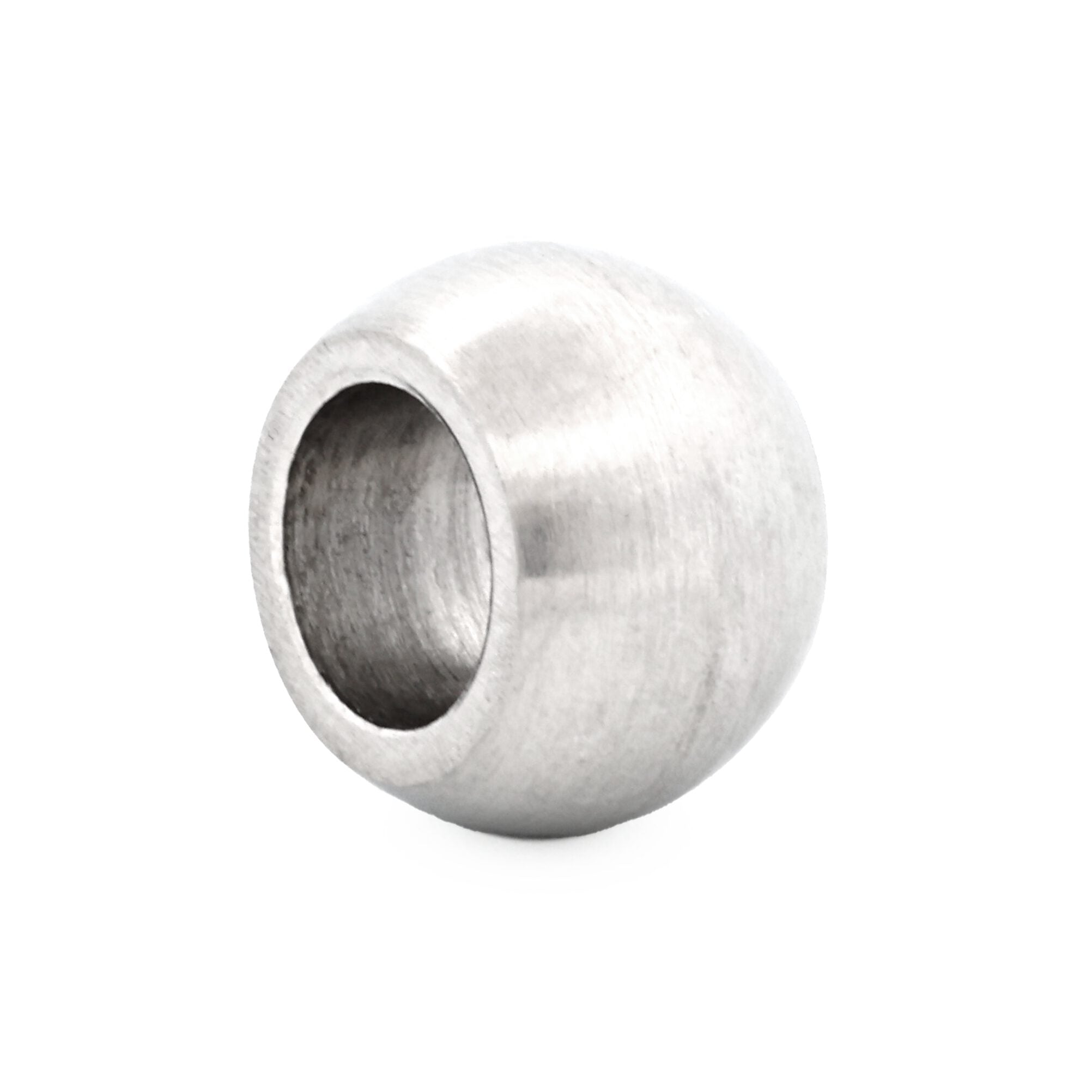 Brushed Stainless Steel Bead