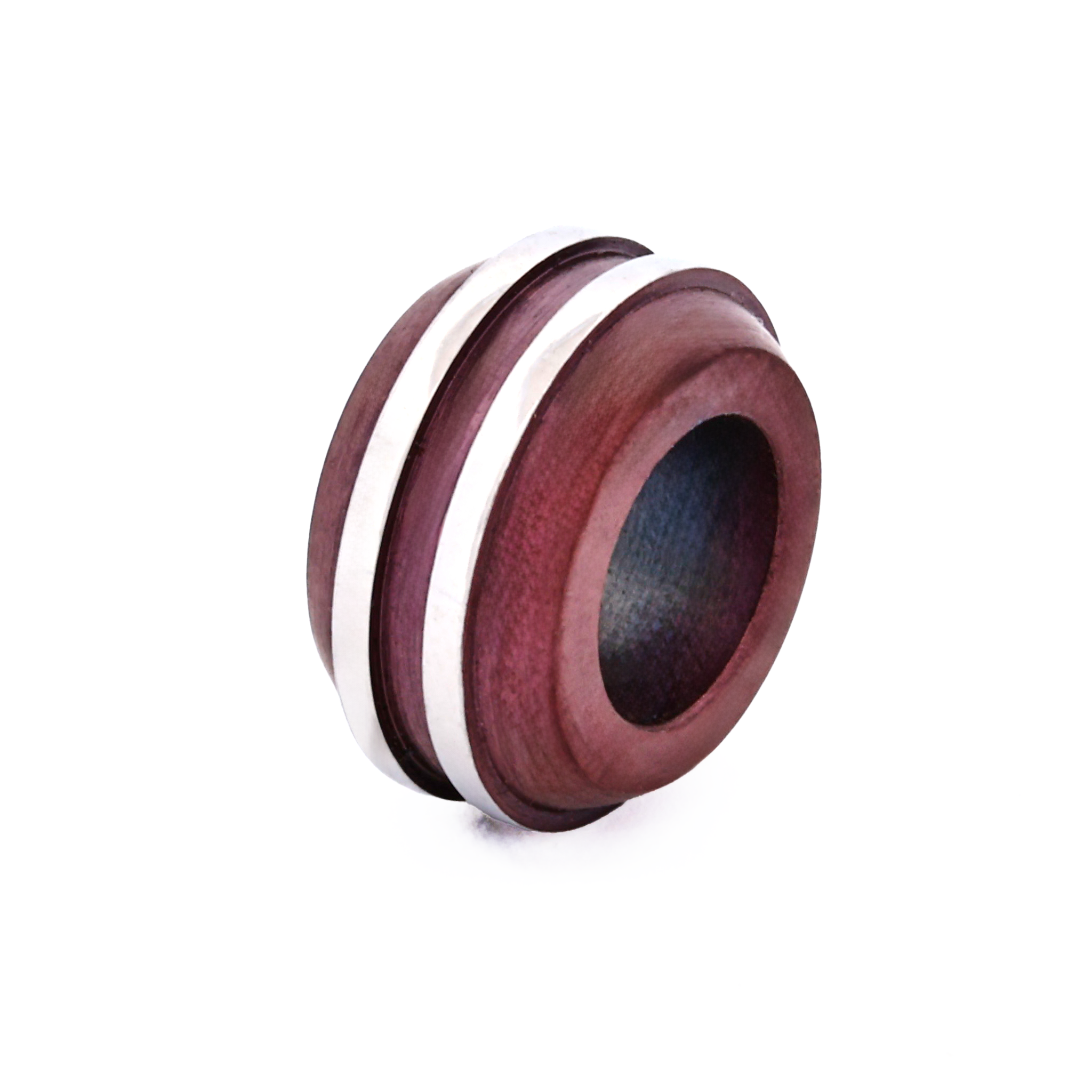 Stainless Steel Brown Bead