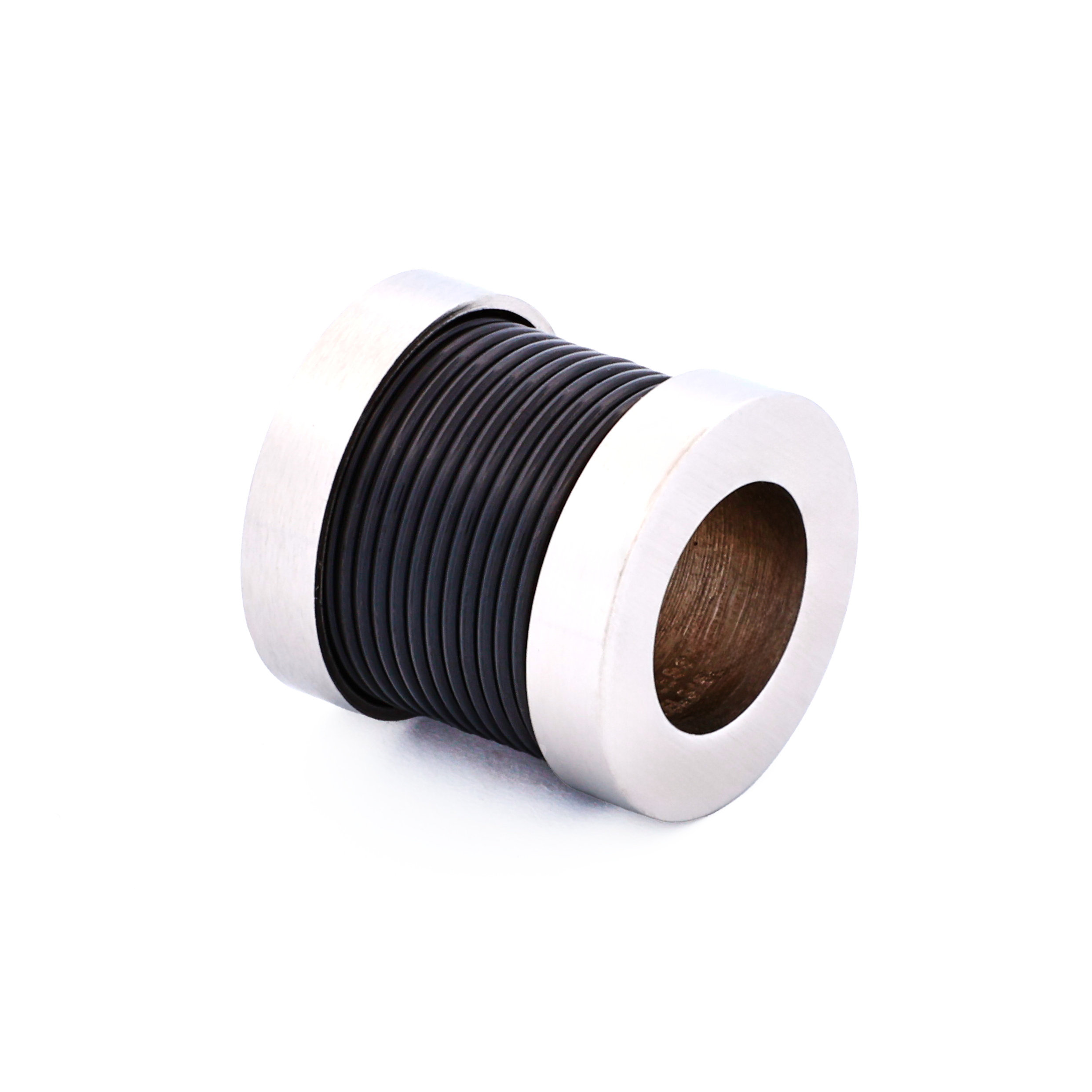 Steel Ion Plated Black Bead