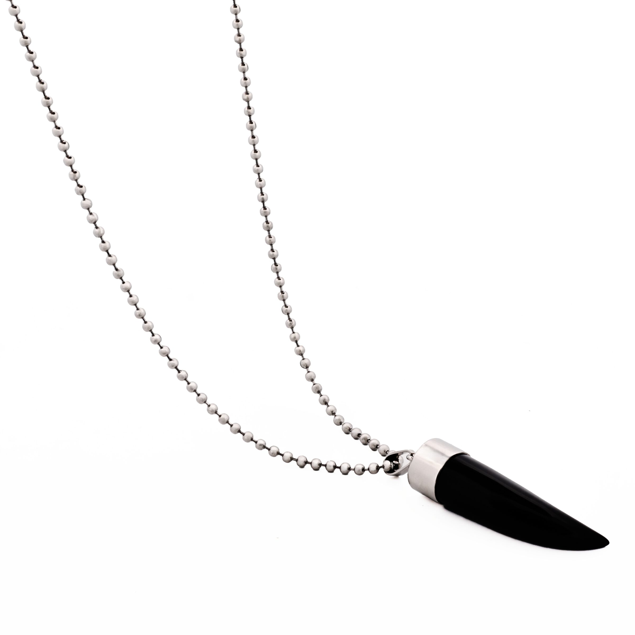 Black Shark S Tooth Pendant