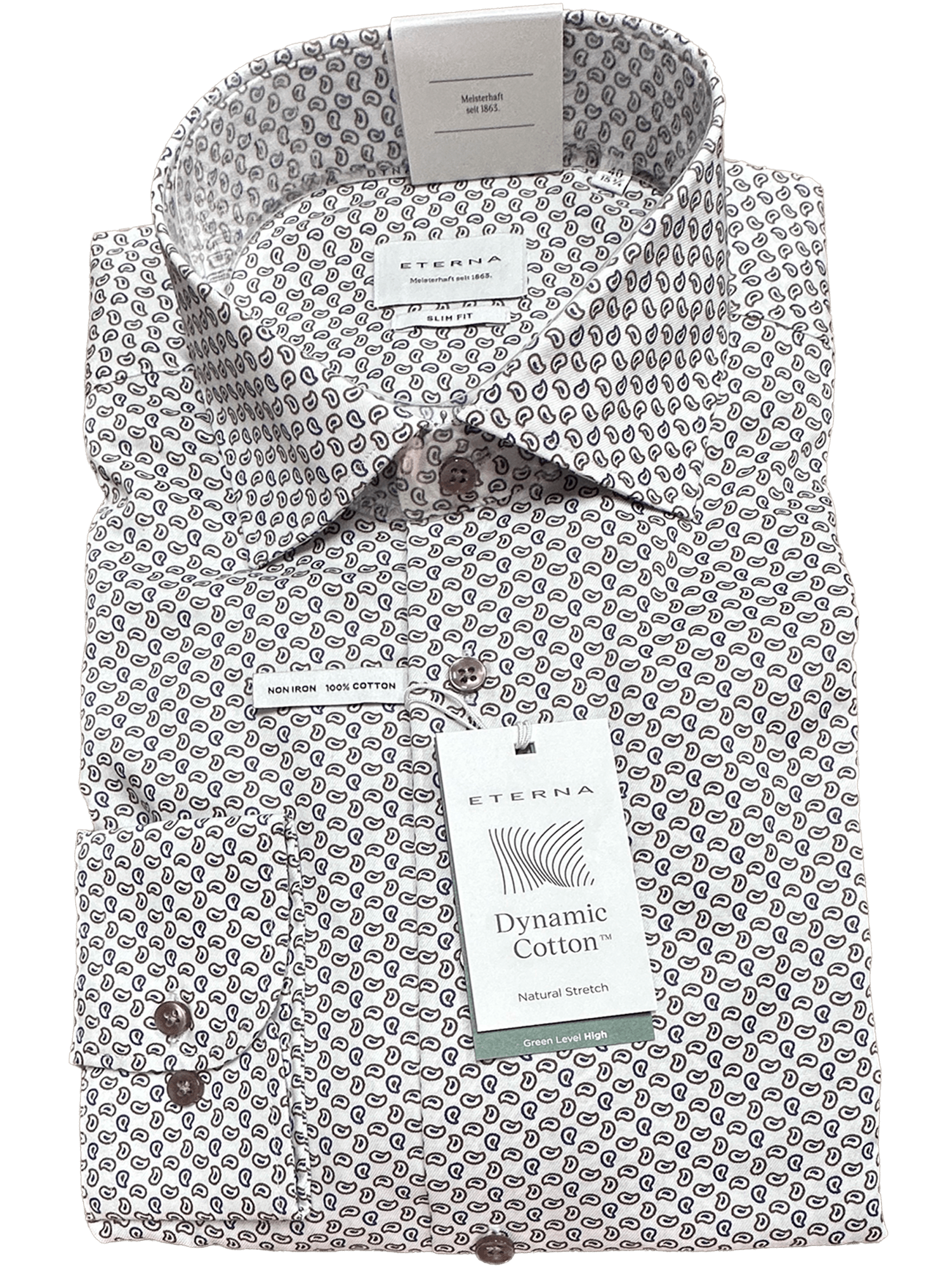 4502-25
ETERNA produces a wide range of high quality non-iron shirts . The extensive range includes: Comfort Fit , Modern Fit, Premium, Slim Fit and Super Slim Shirts. …
$179.00 AUD