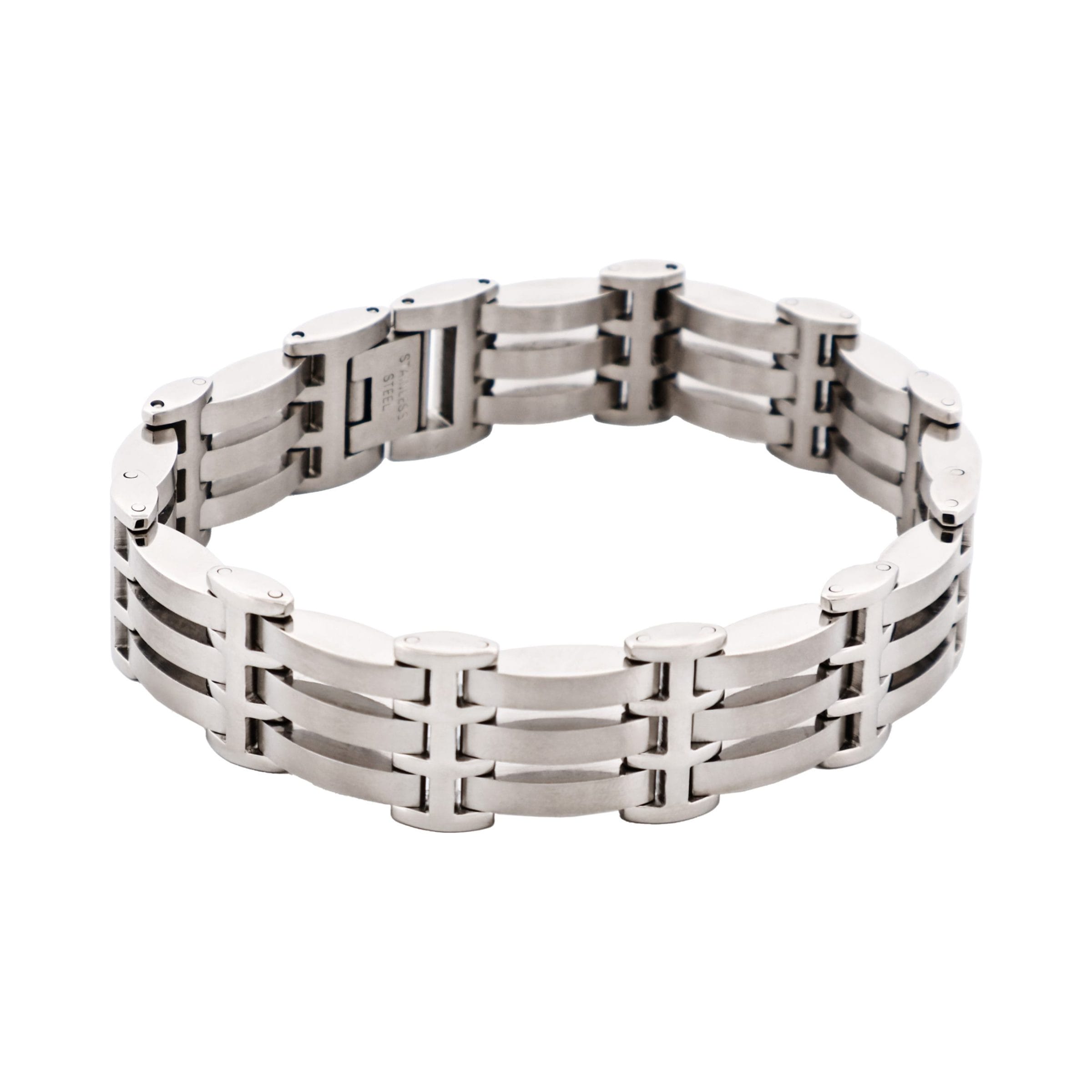 Brushed Stainless Steel Watch Band Bracelet