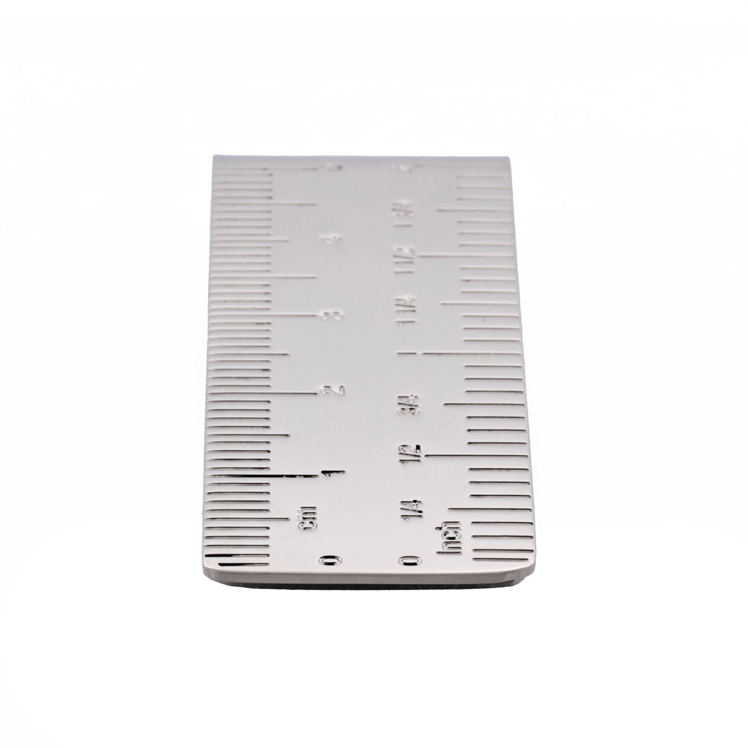 Stainless Steel Ruler Money Clip