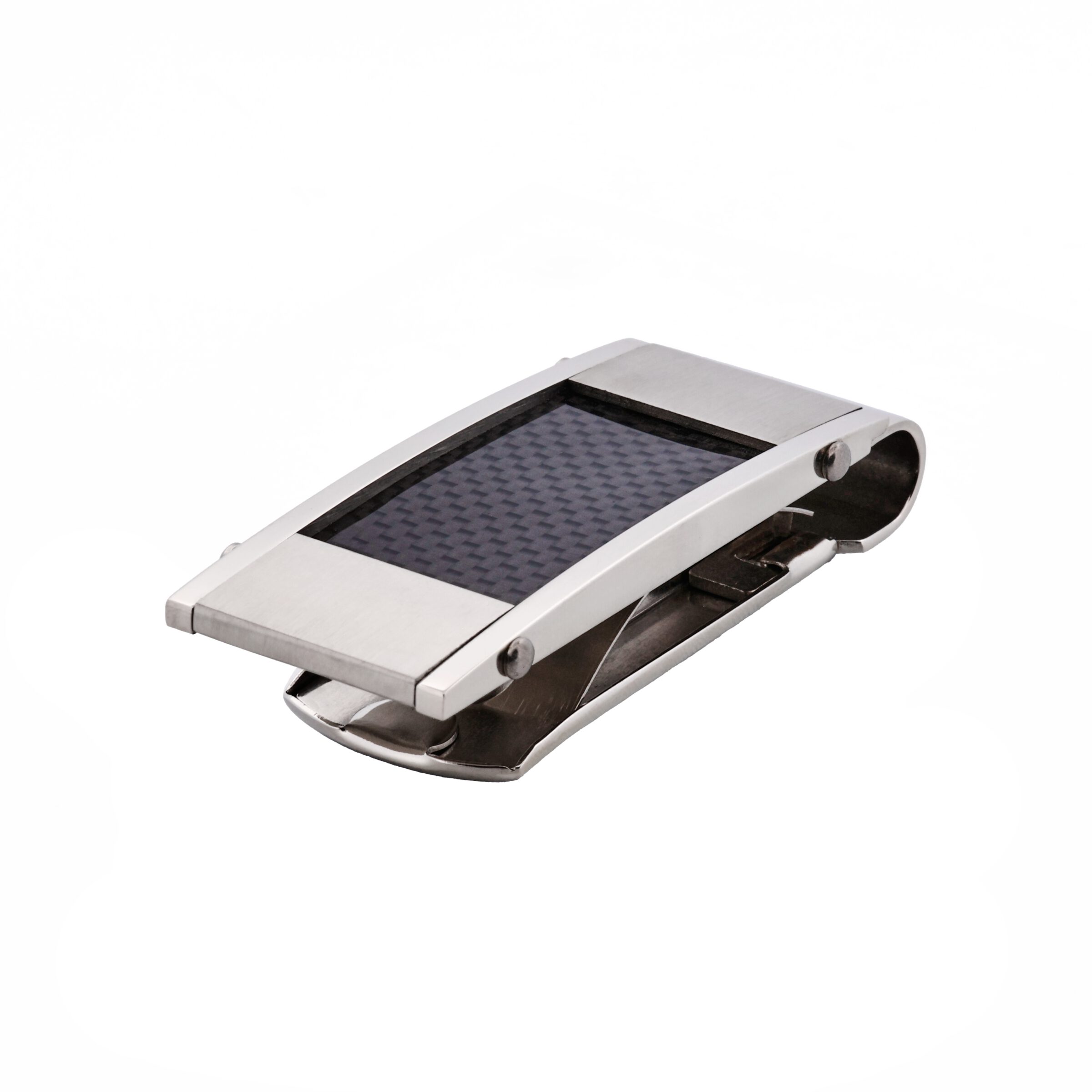 Stainless Steel Carbon Money Clip