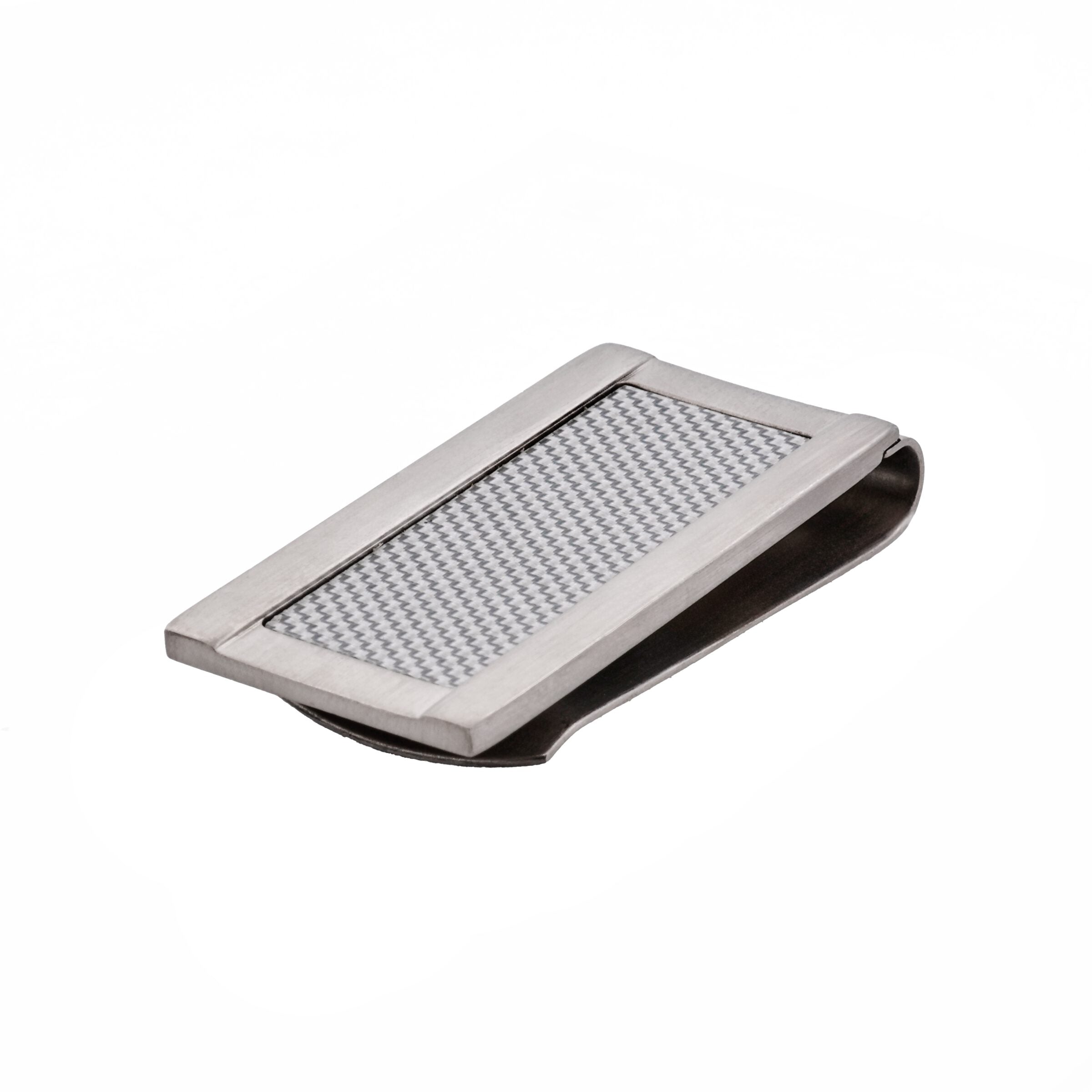 Stainless Steel & Fibreglass Inlay Money Clip