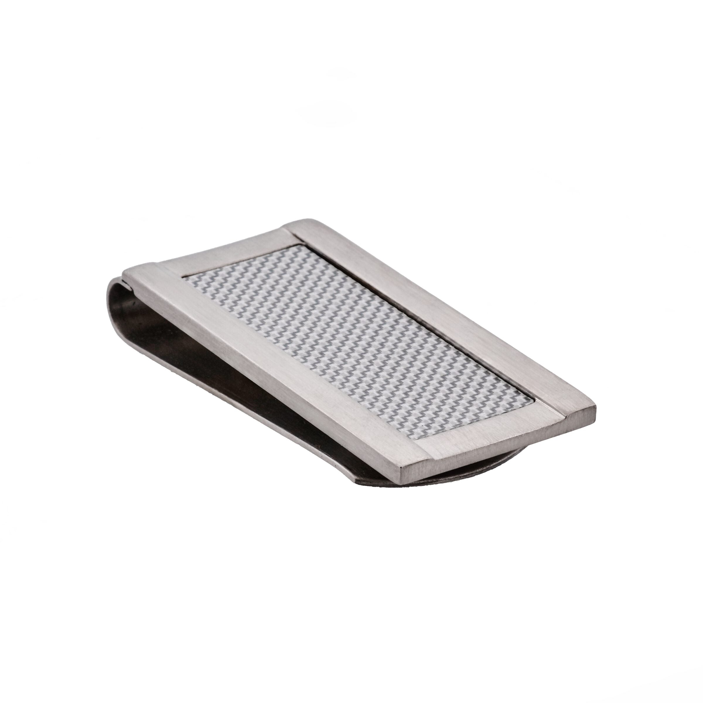 Stainless Steel & Fibreglass Inlay Money Clip