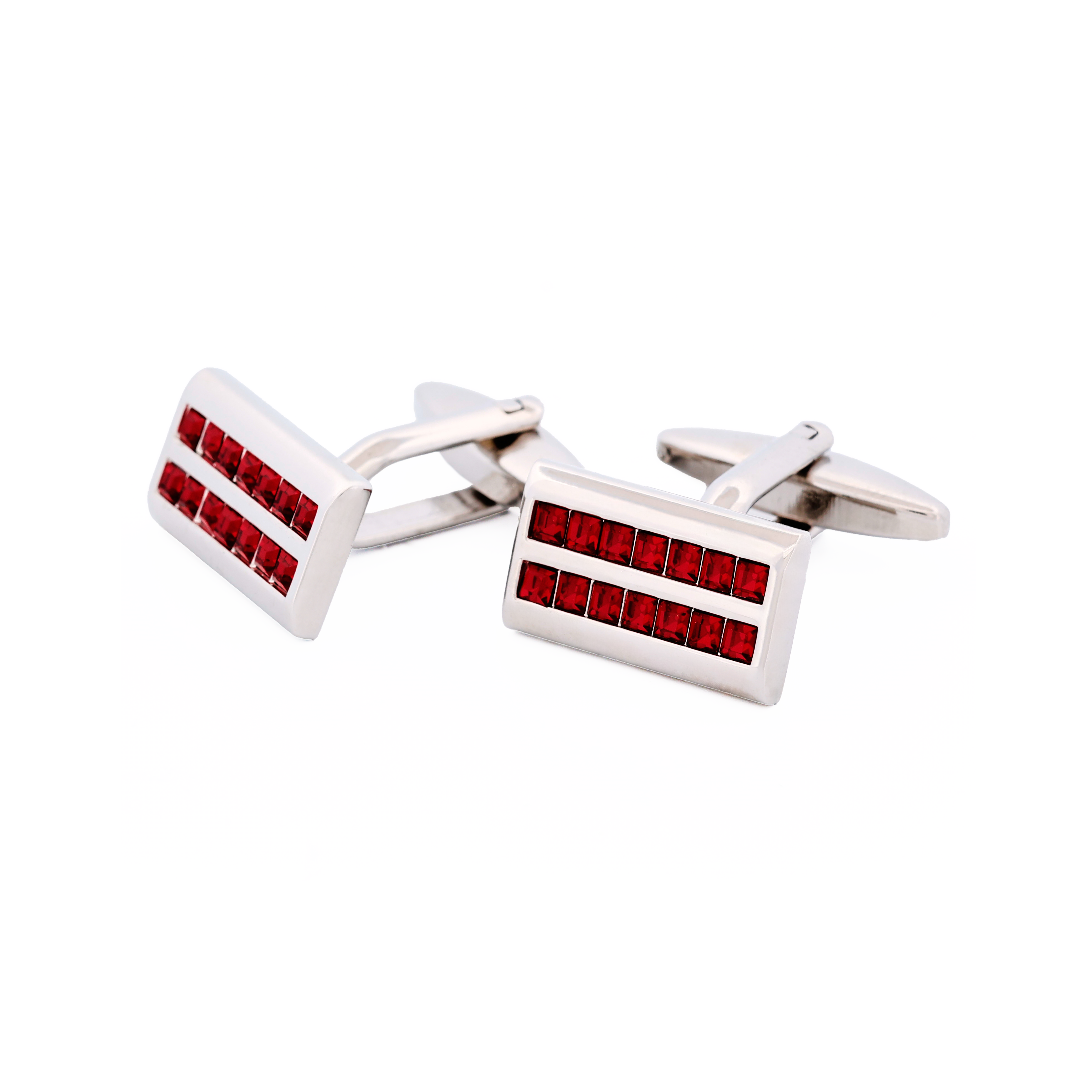 Red Crystal Cufflinks