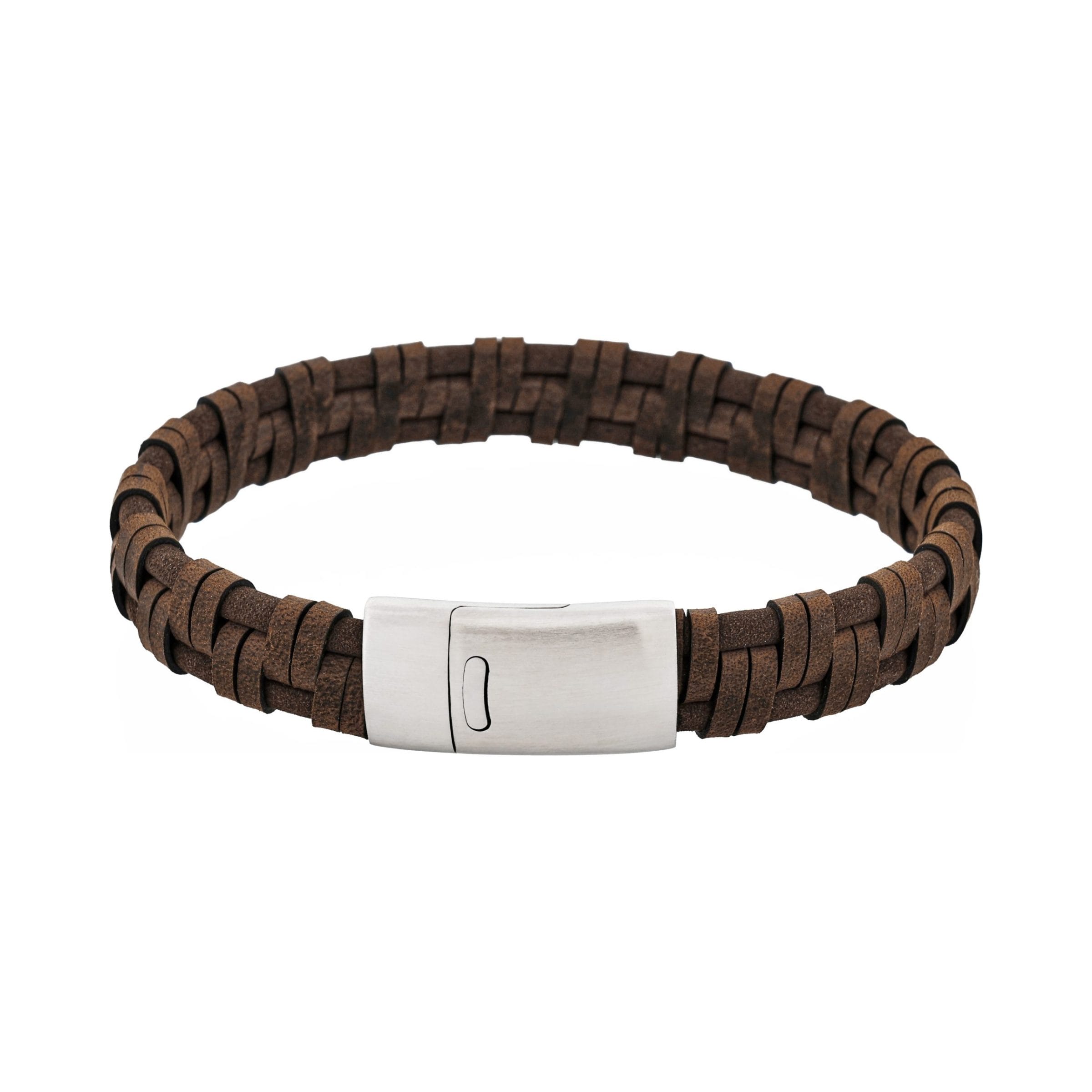 Braided Italian Leather Bracelet