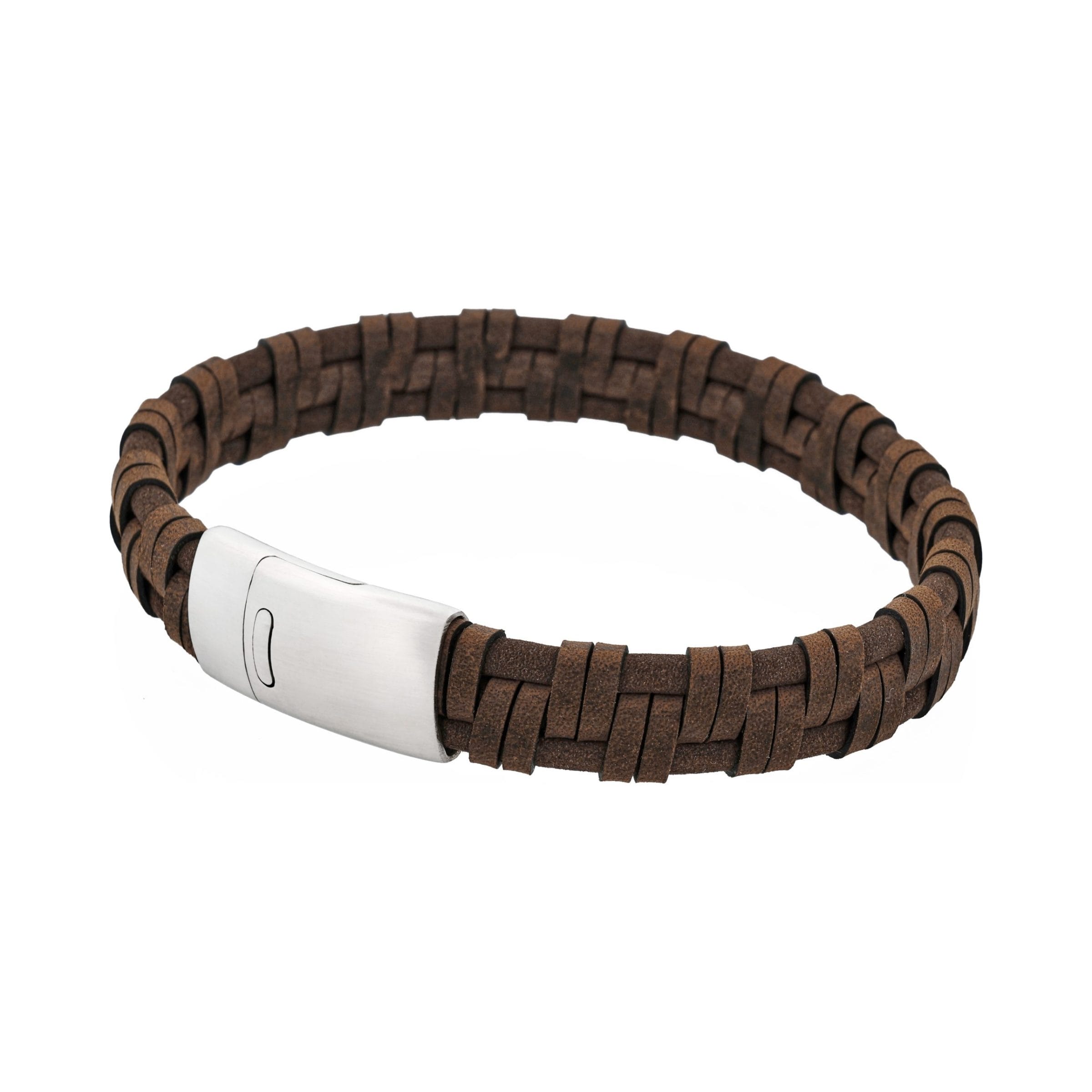Braided Italian Leather Bracelet