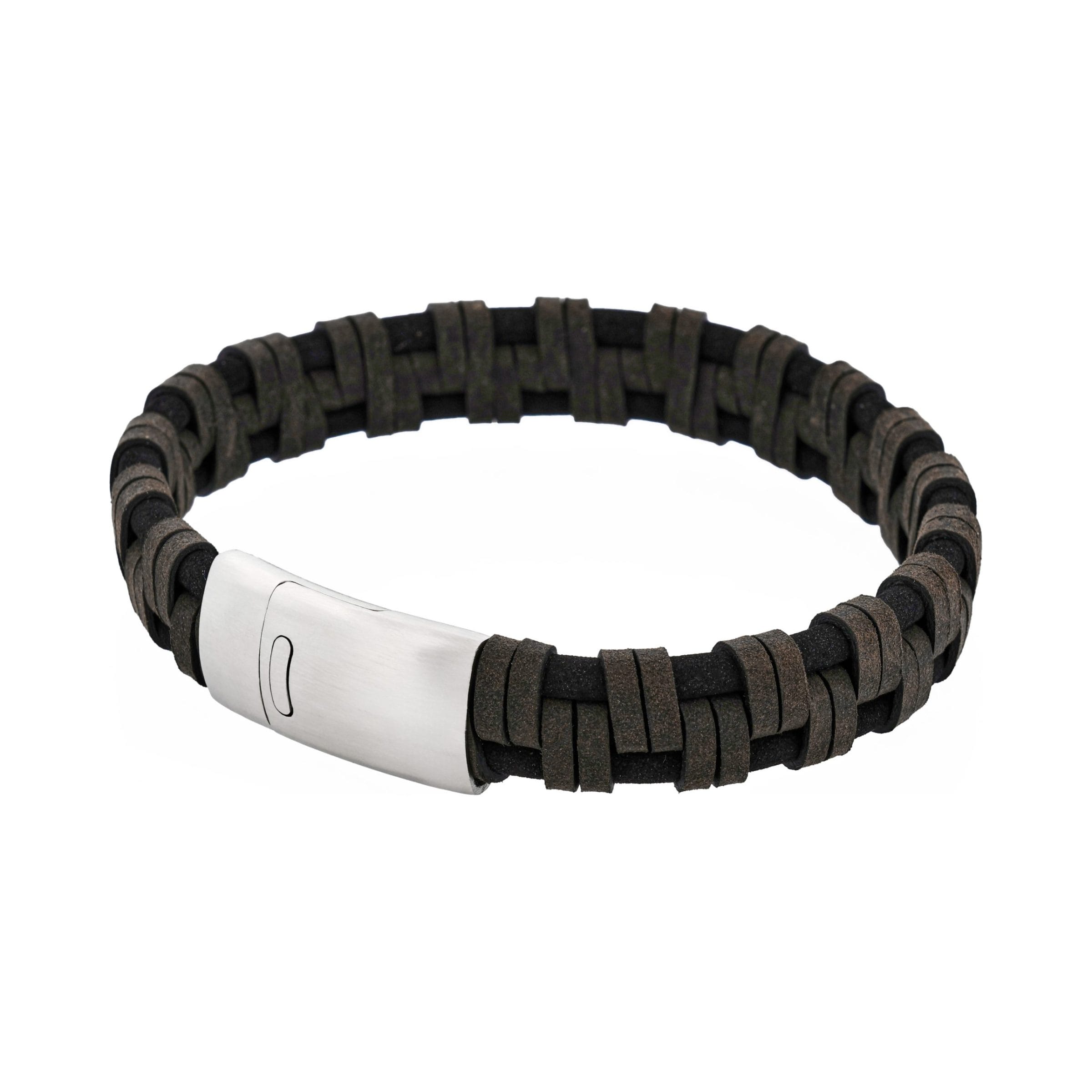 Braided Italian Leather Bracelet