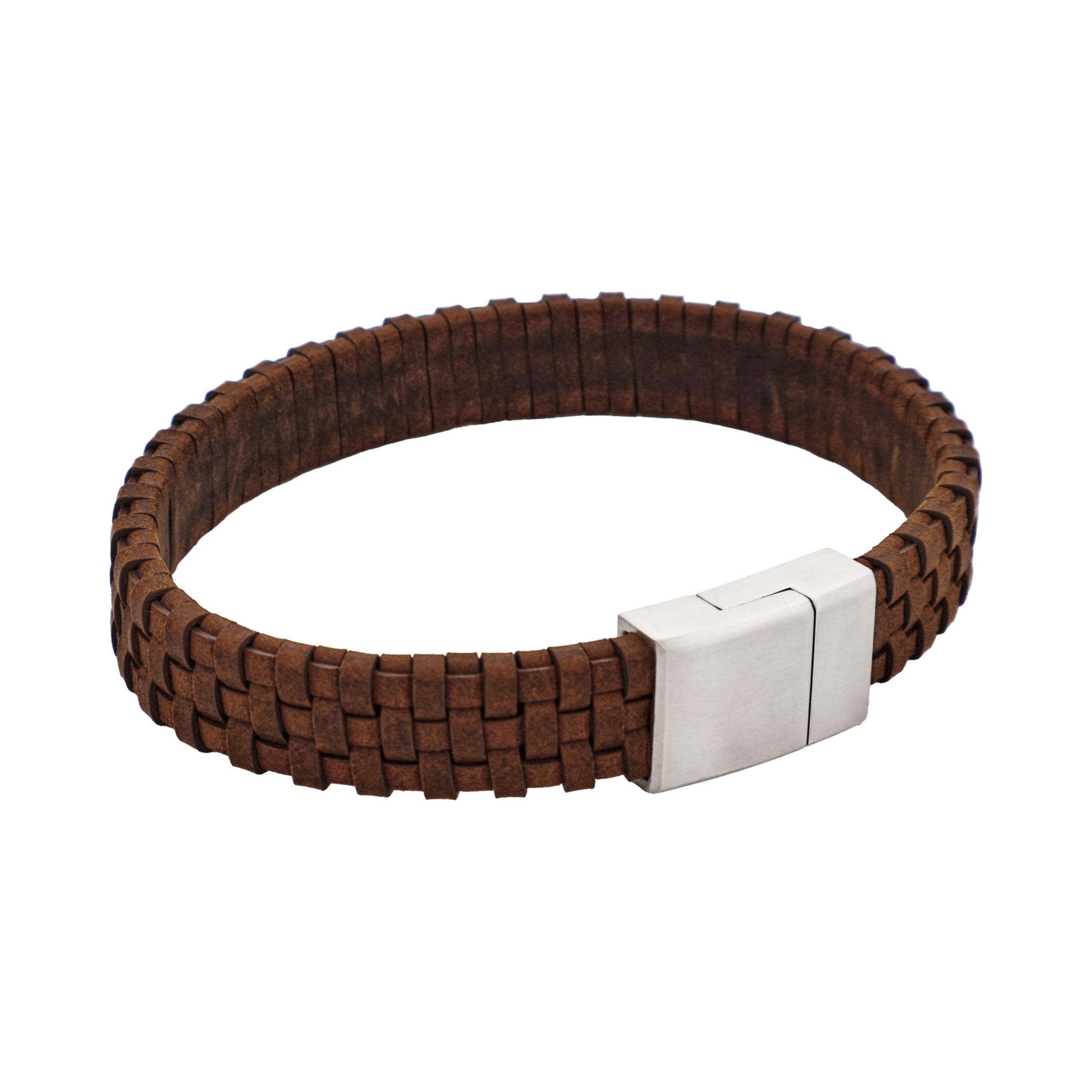 Braided Italian Leather Bracelet