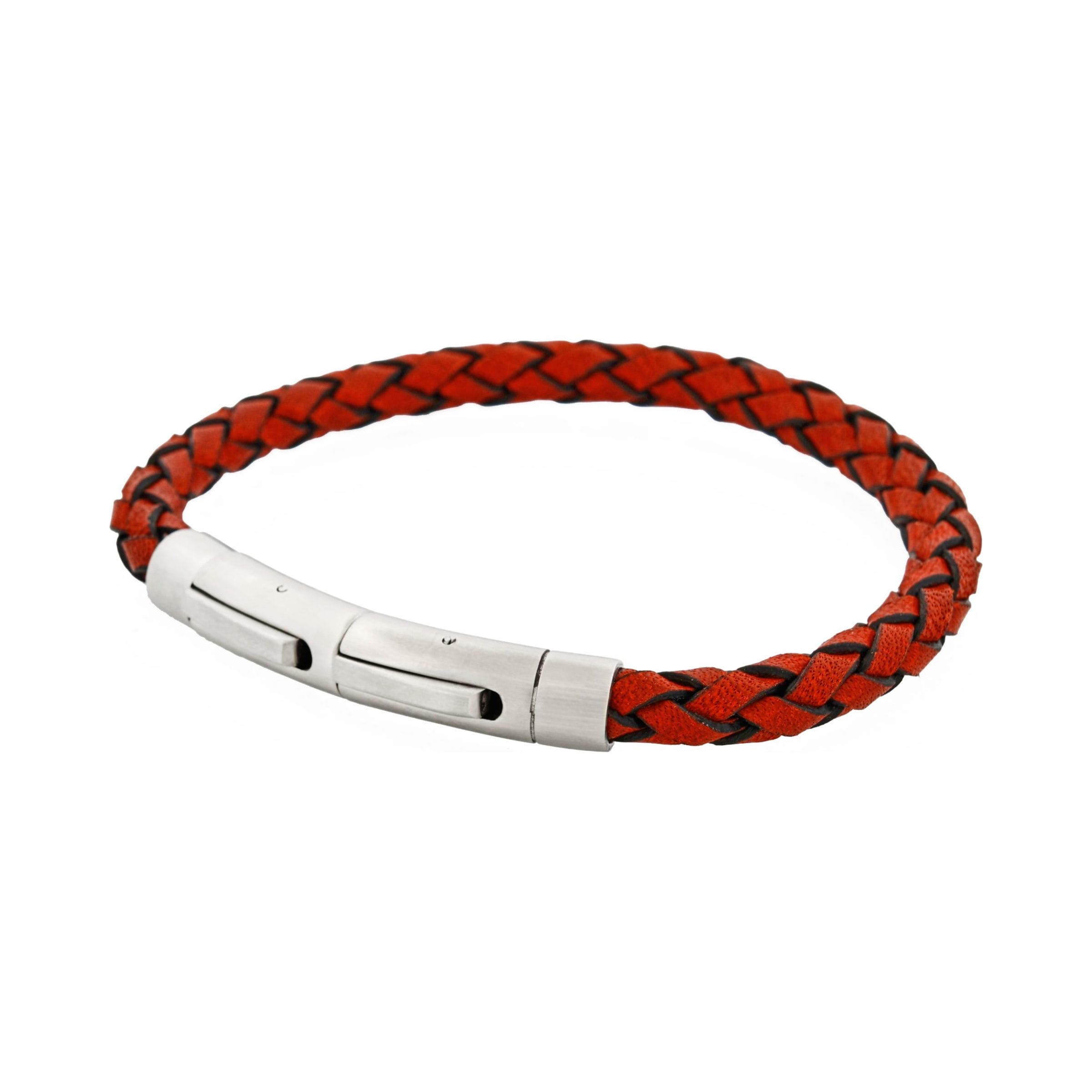 Rosso Linea Italian Leather Bracelet
