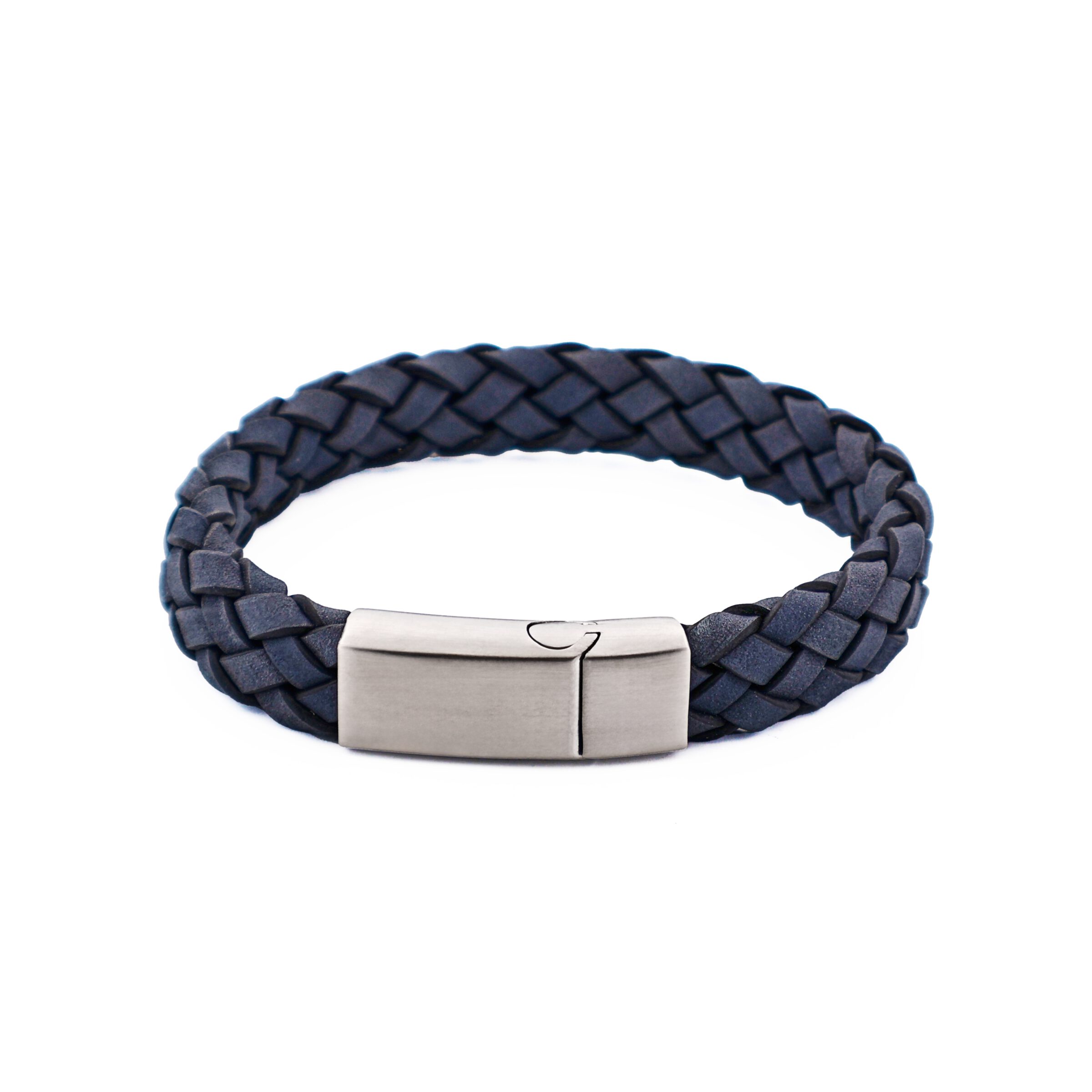 Grey Leather Bracelet