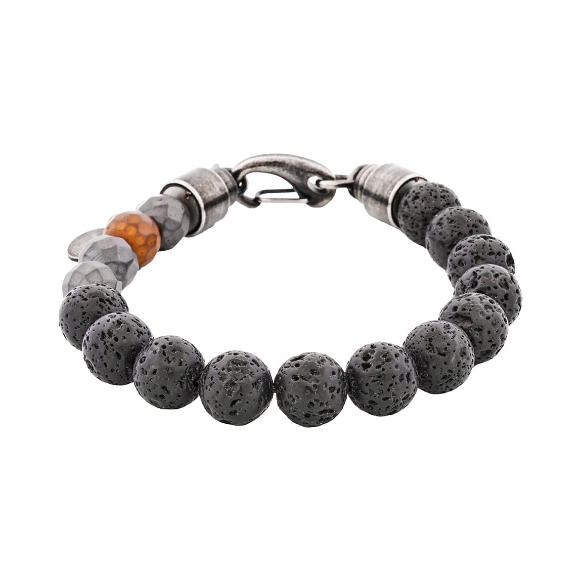 Antique Lava Beaded Bracelet