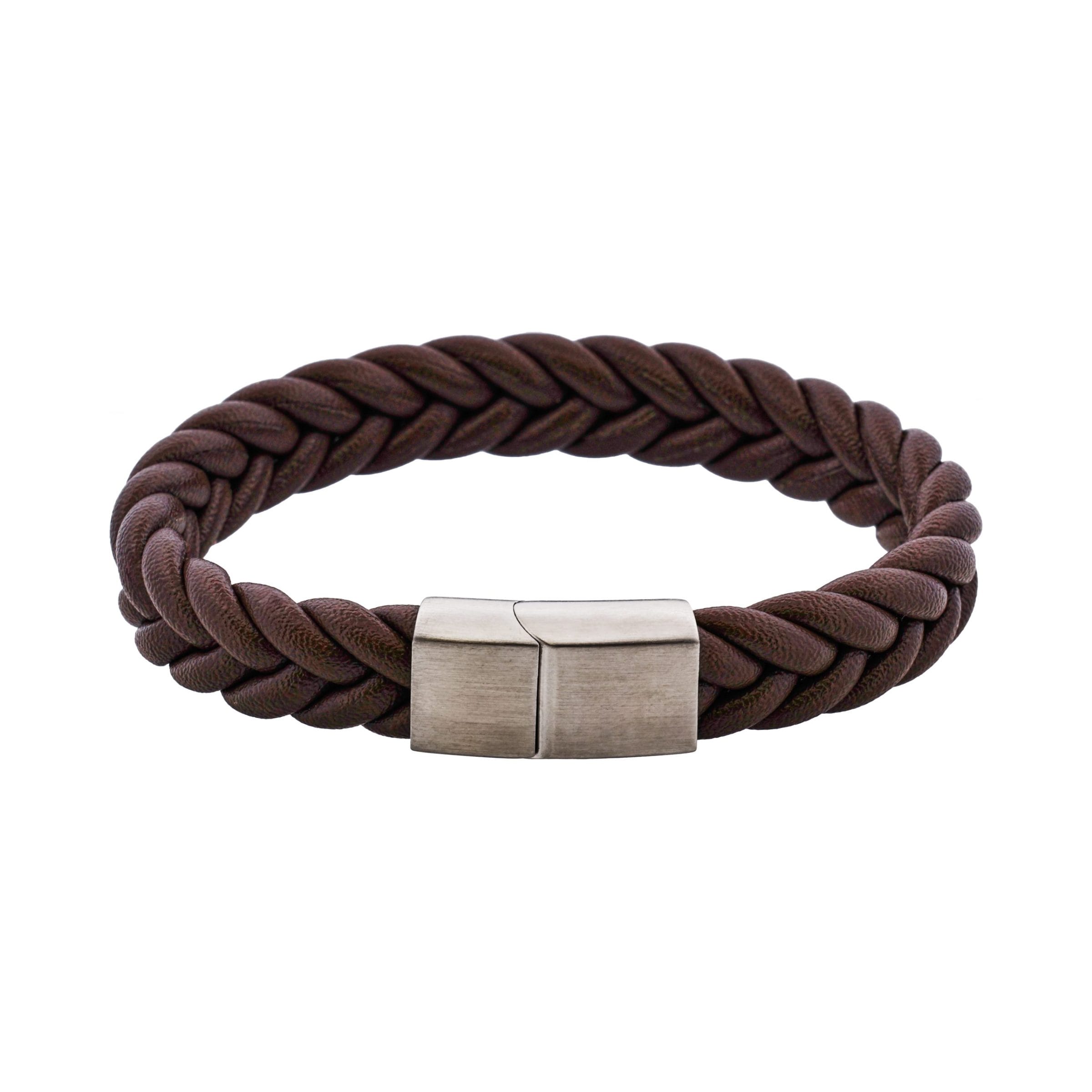 Classic Umber Leather Bracelet