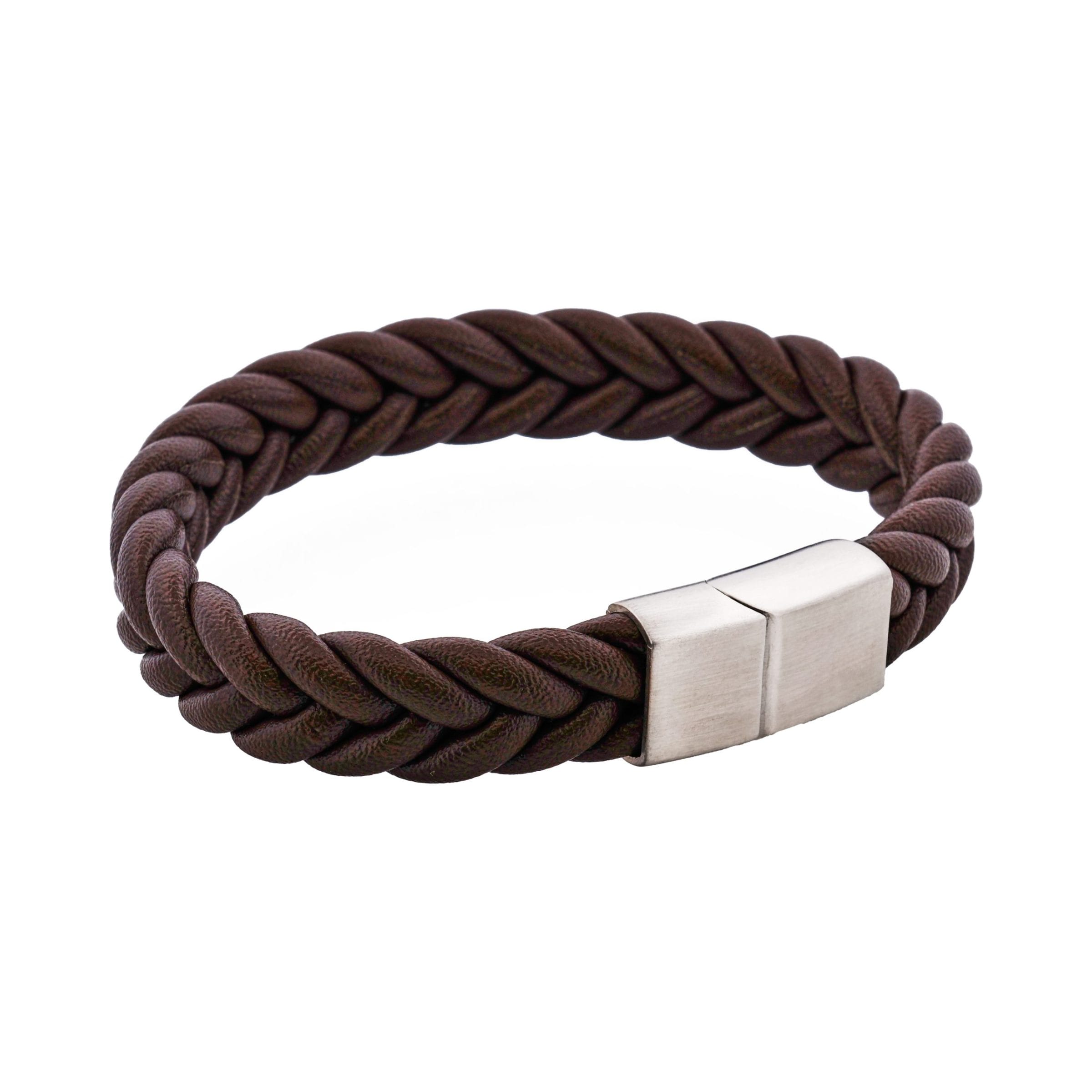 Classic Umber Leather Bracelet