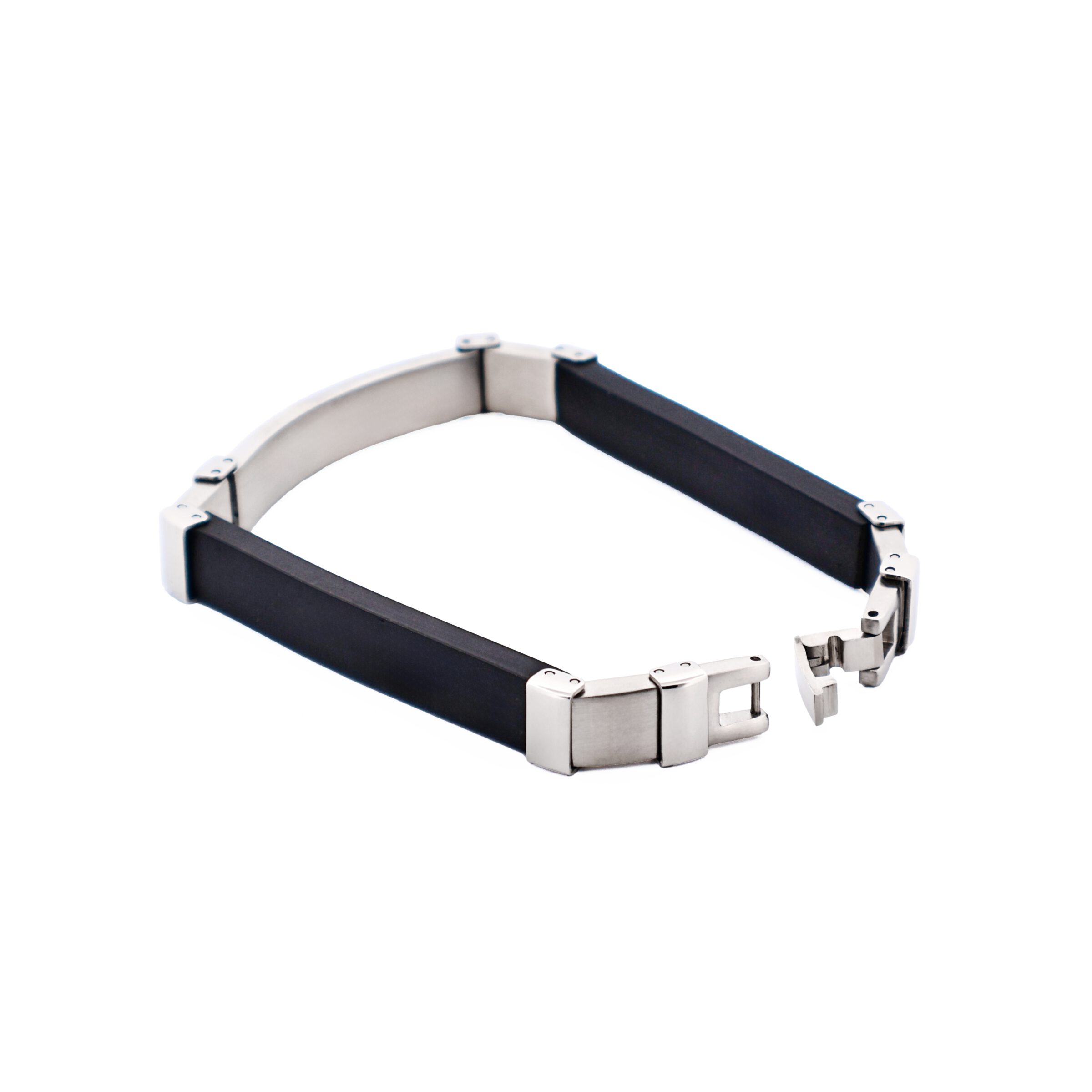 Stainless Steel Carbon Bangle