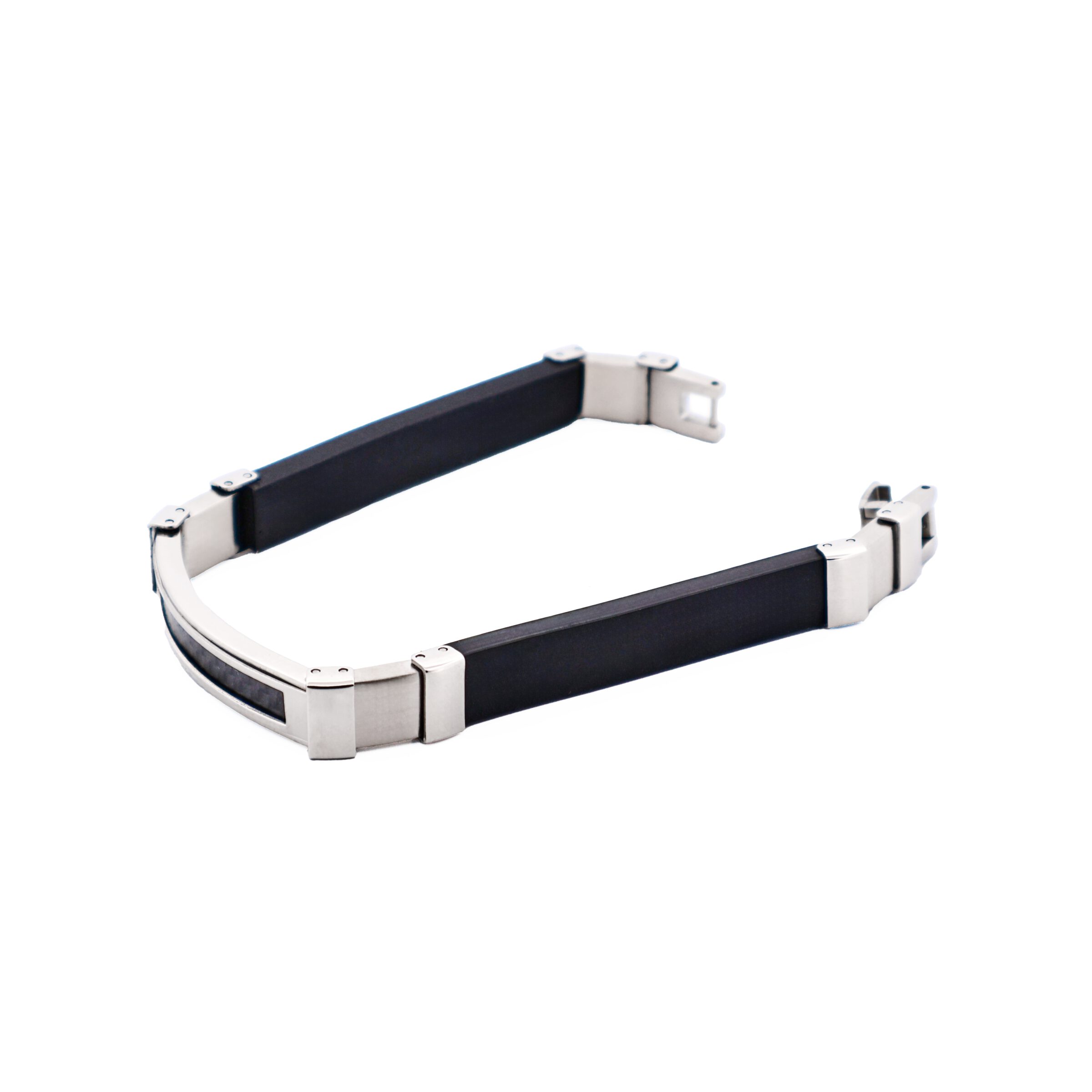 Stainless Steel Carbon Bangle