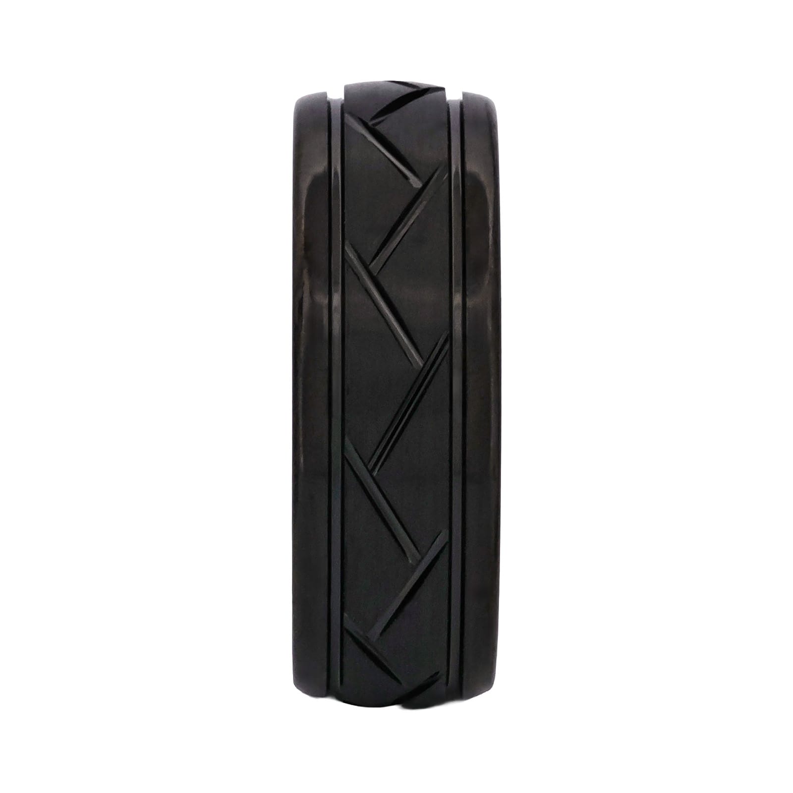 Cudworth Faceted Black Ion Plated Tungsten Ring - Shadow Facet